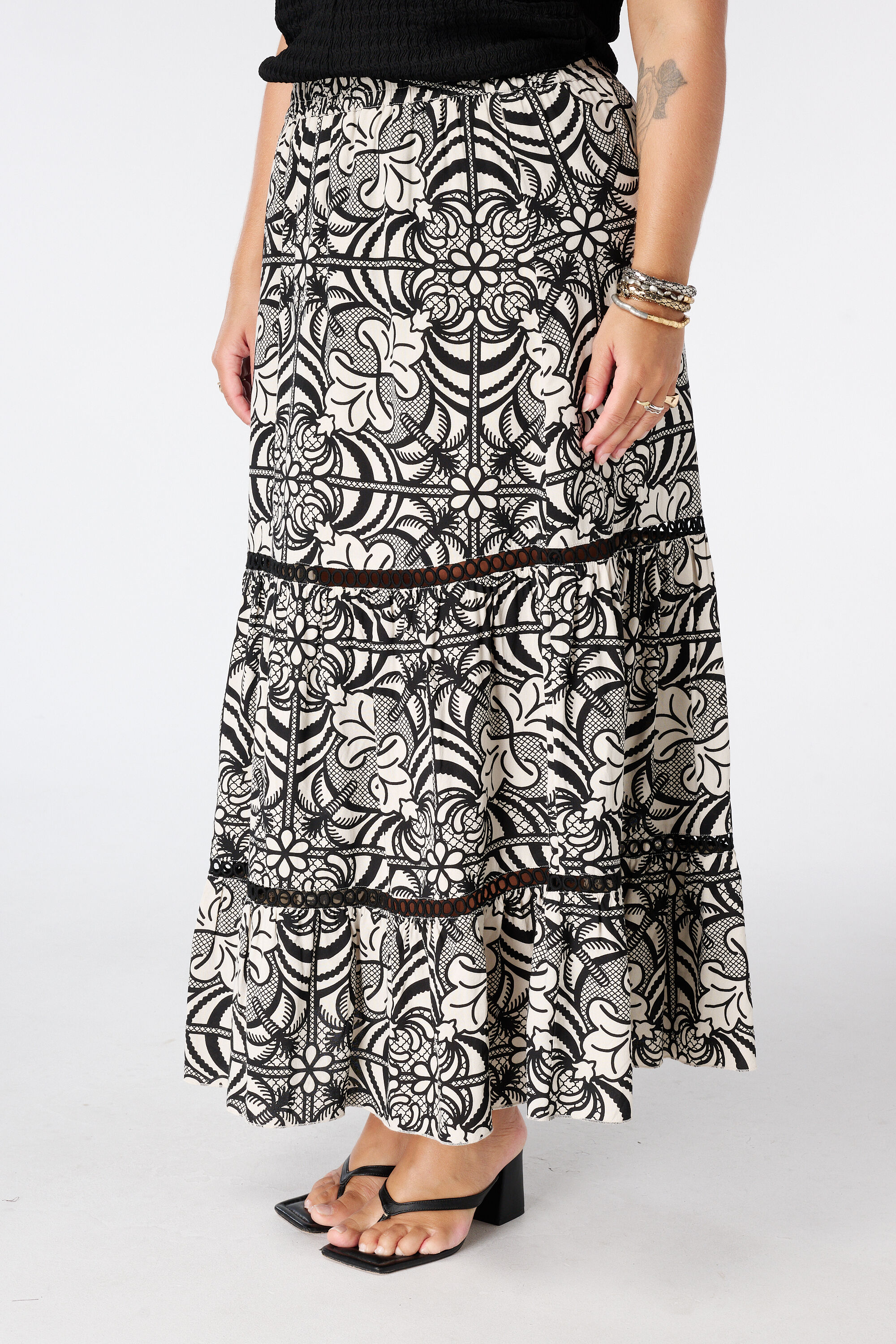 Maxi rok met print image number 5