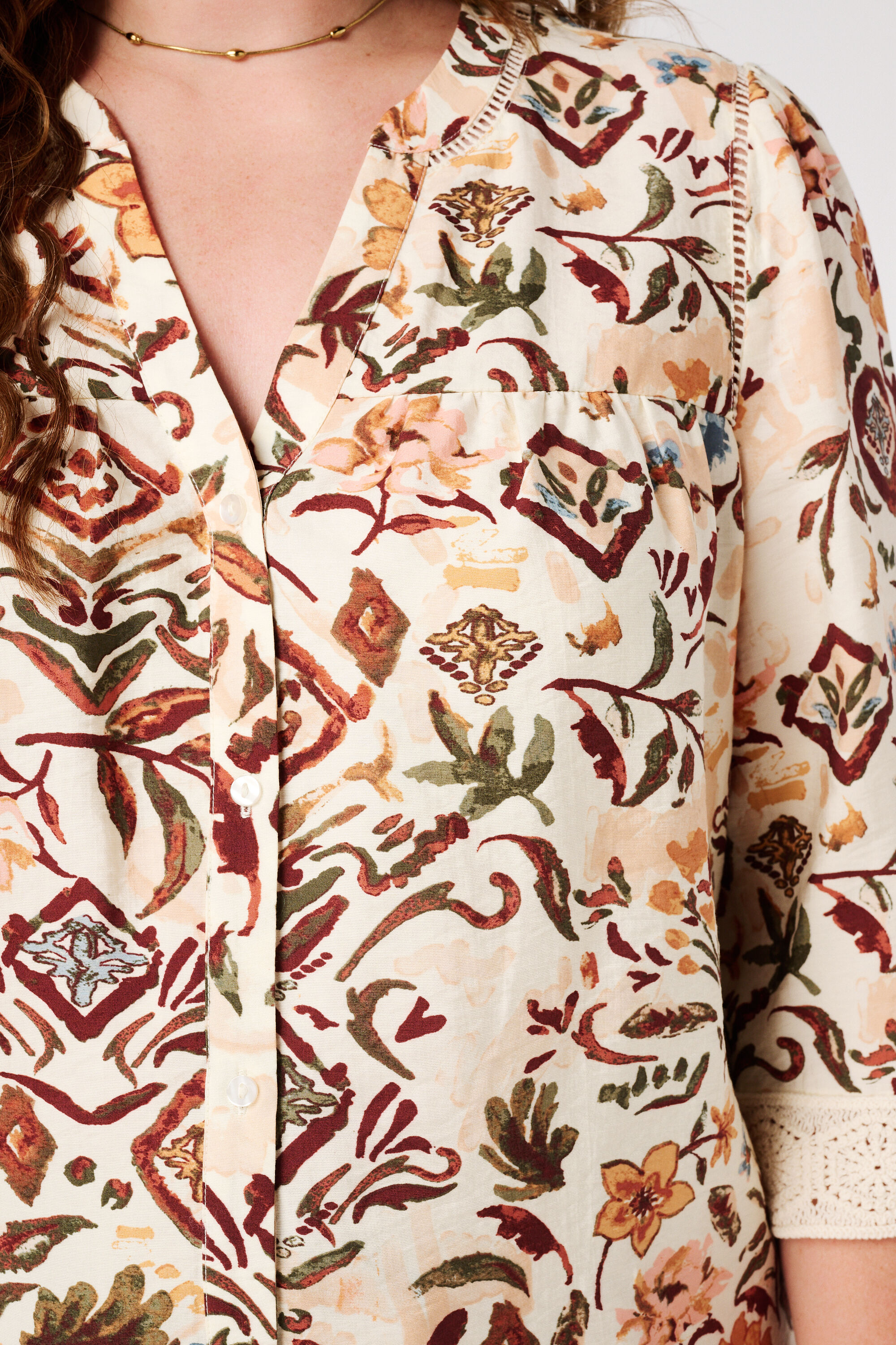 Blouse met print image number 6