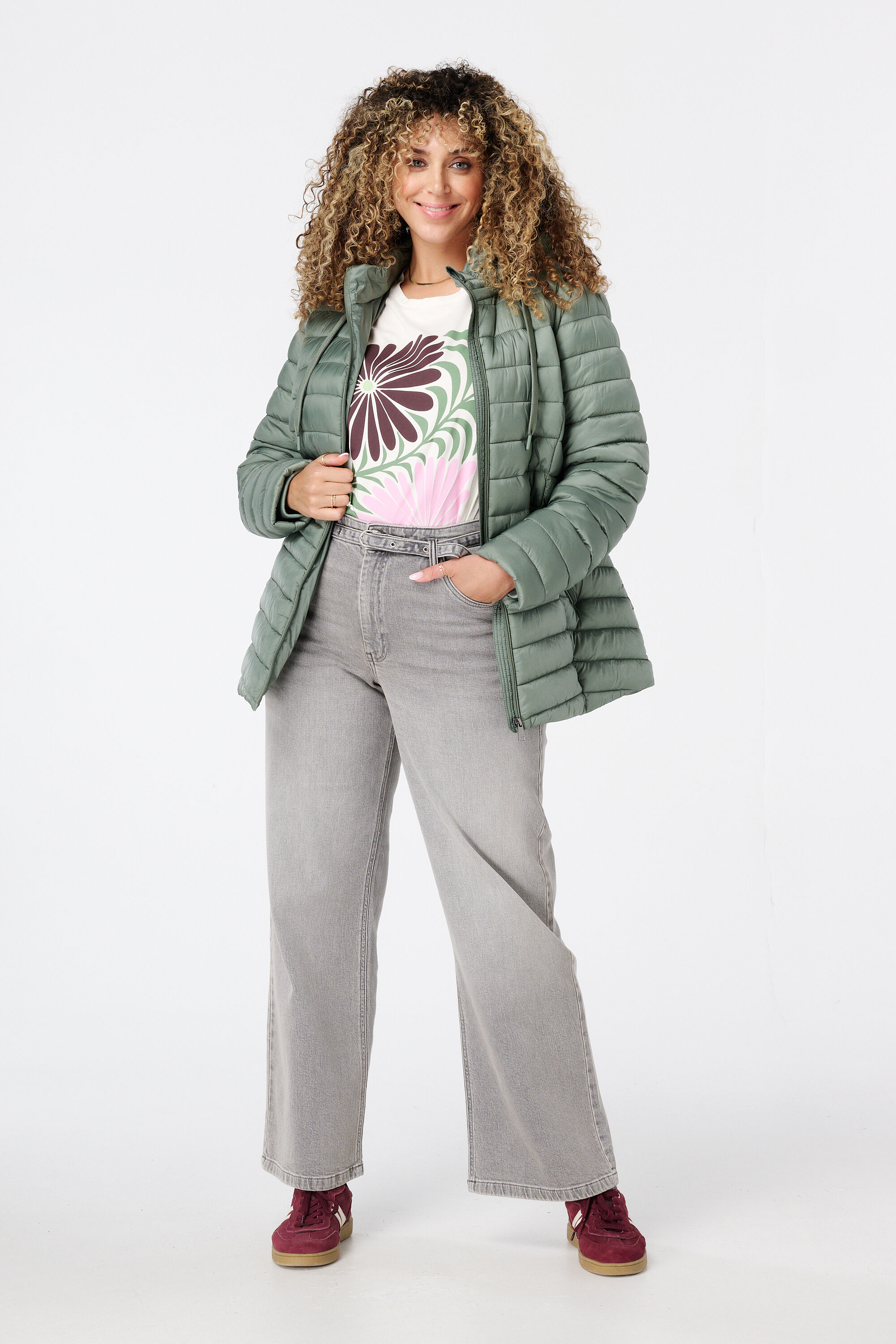 Licht gewatteerde jas image number 5