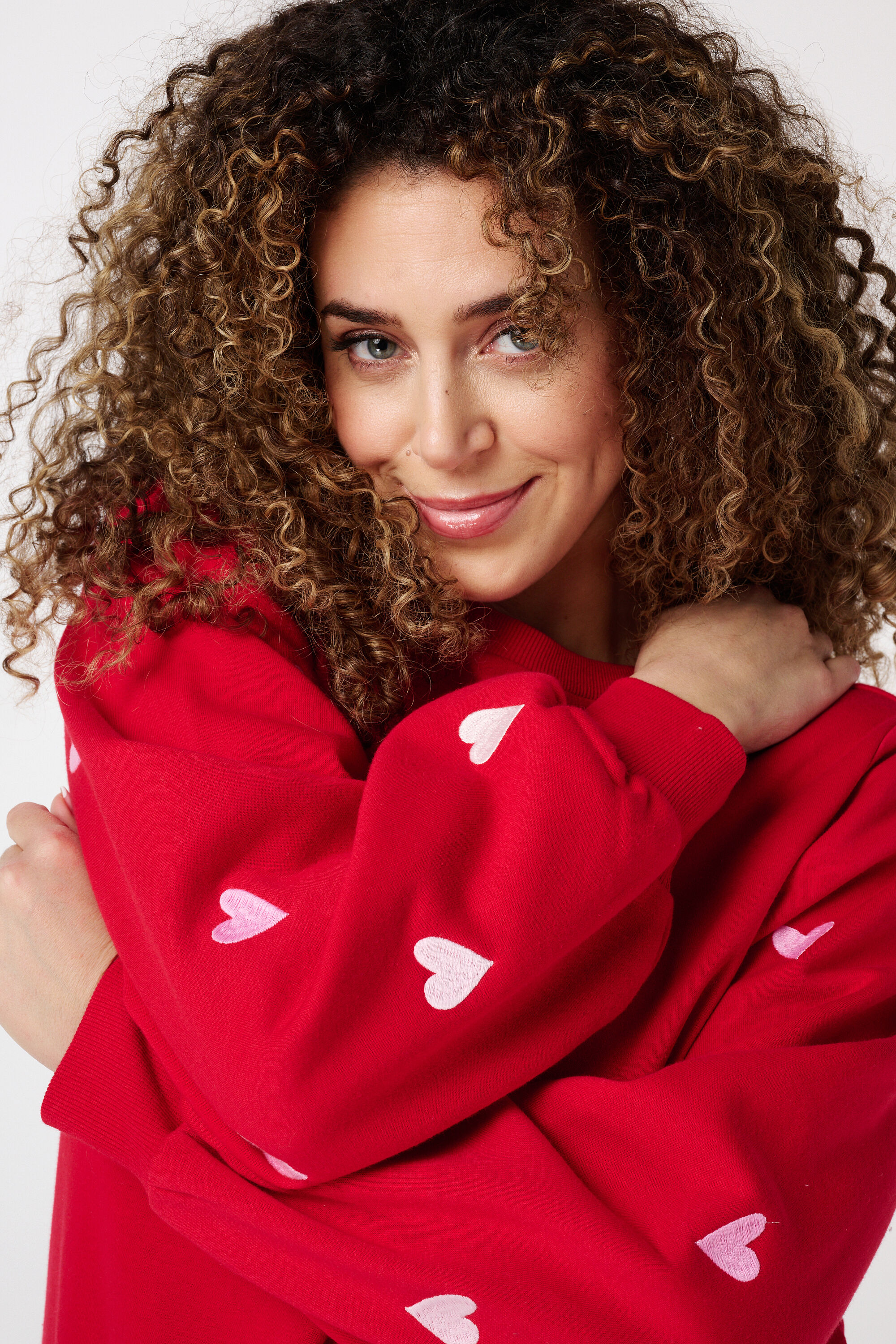 Trui met hartjes mouwen image number 4