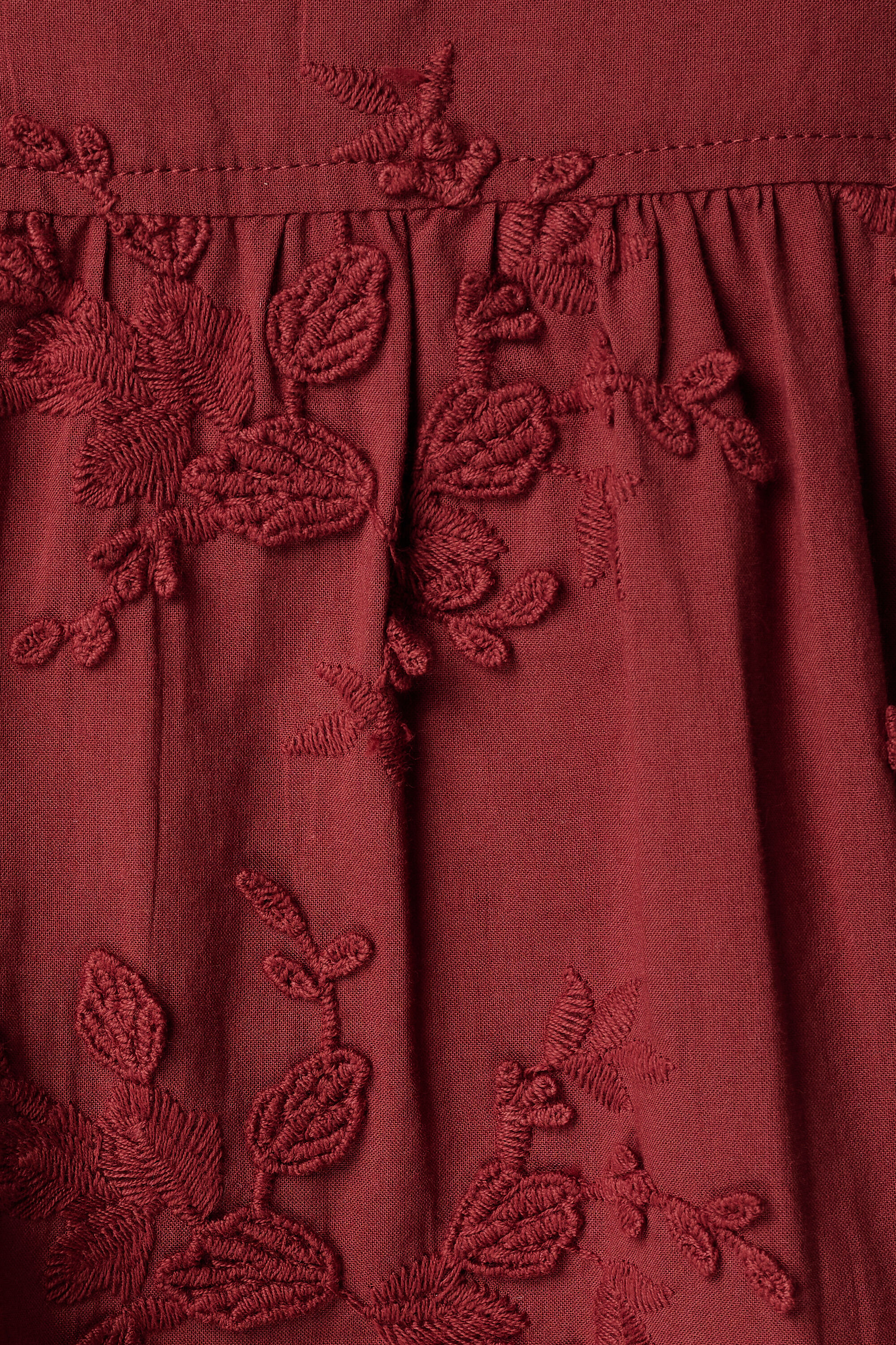 Katoenen blouse met borduursel image number 6