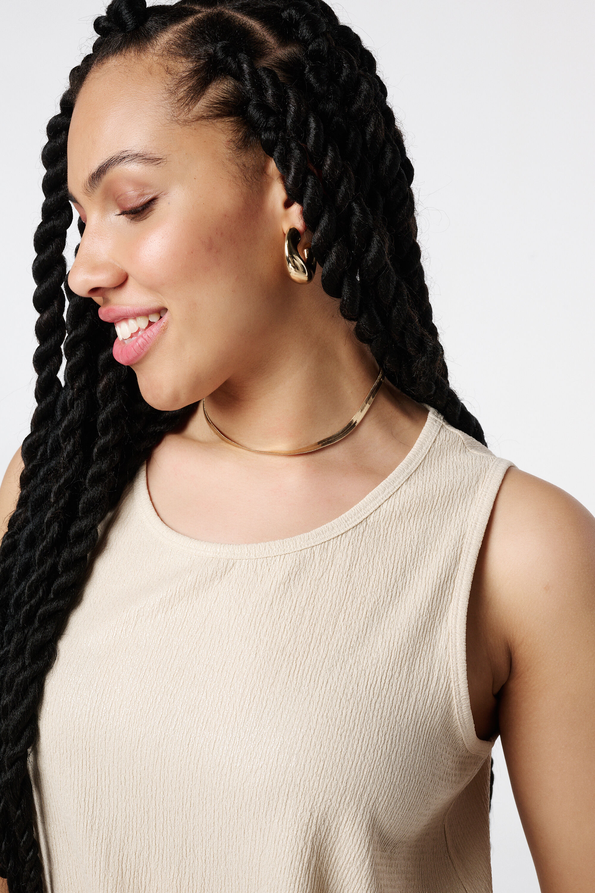 Dames Top met metallic glans | MS Mode