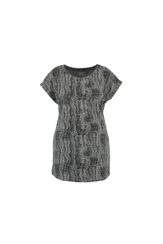 Lang T-shirt met print image number 1