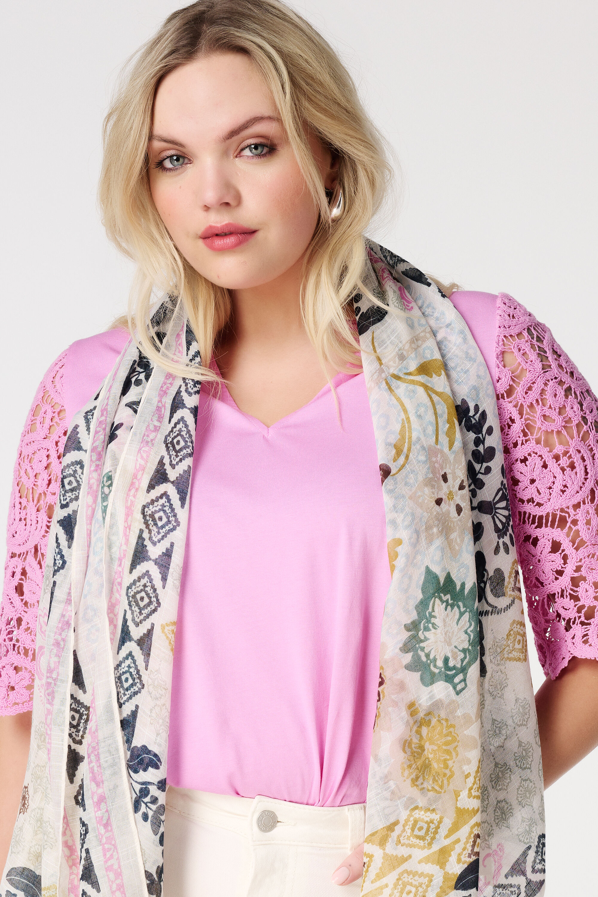 Sjaal met print image number 2