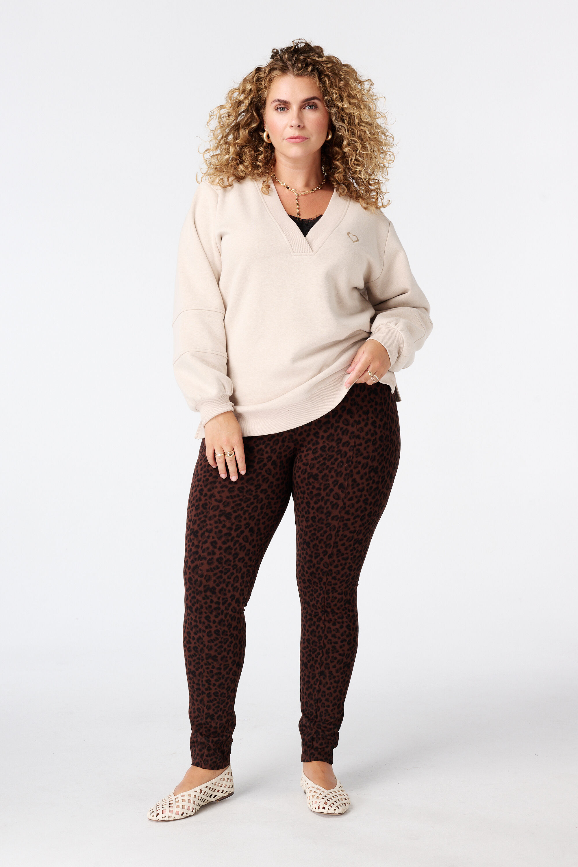 Legging met animal print
