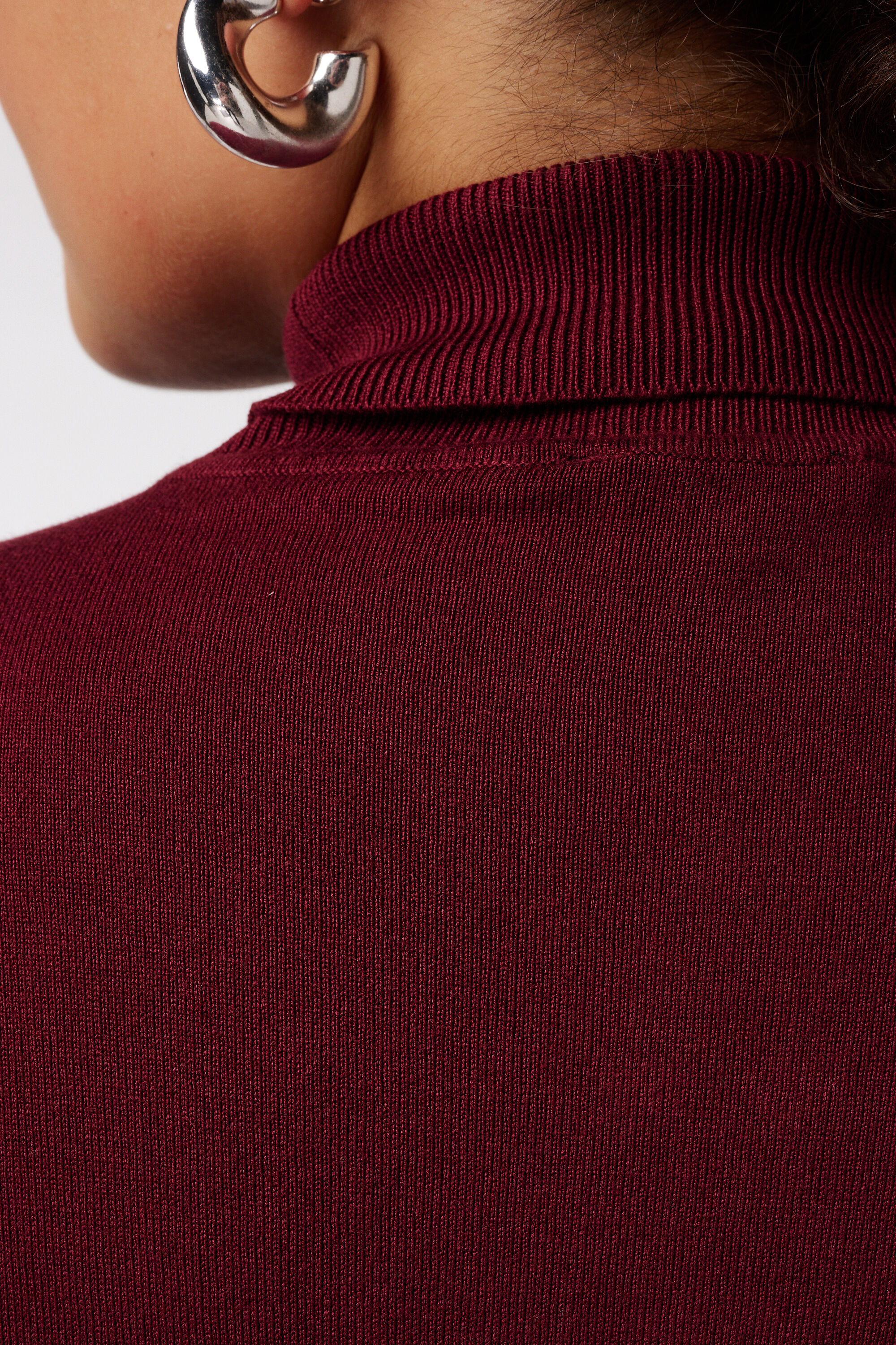 Trui met turtle neck en sierknopen image number 6