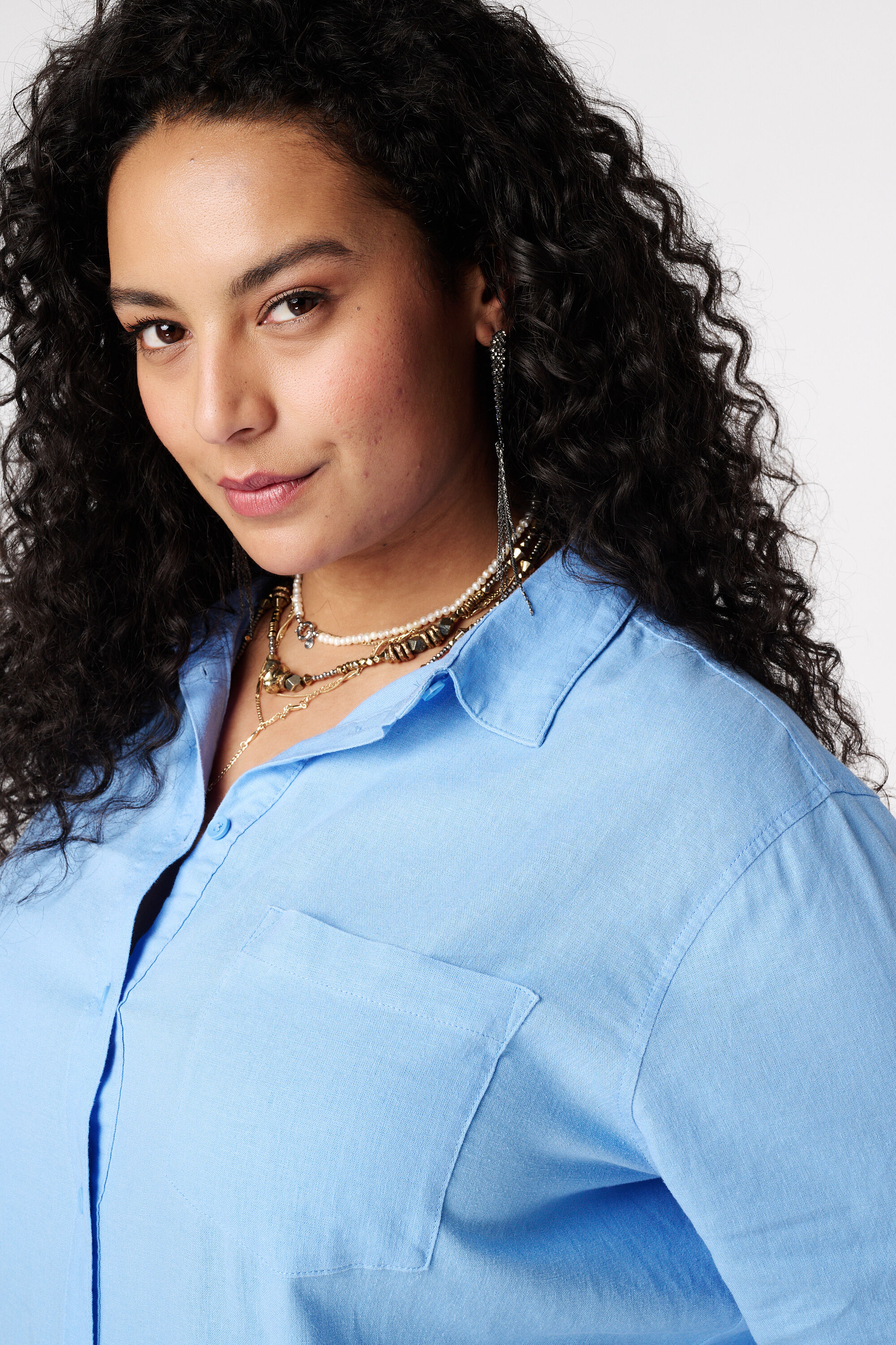 Linnen blouse image number 4