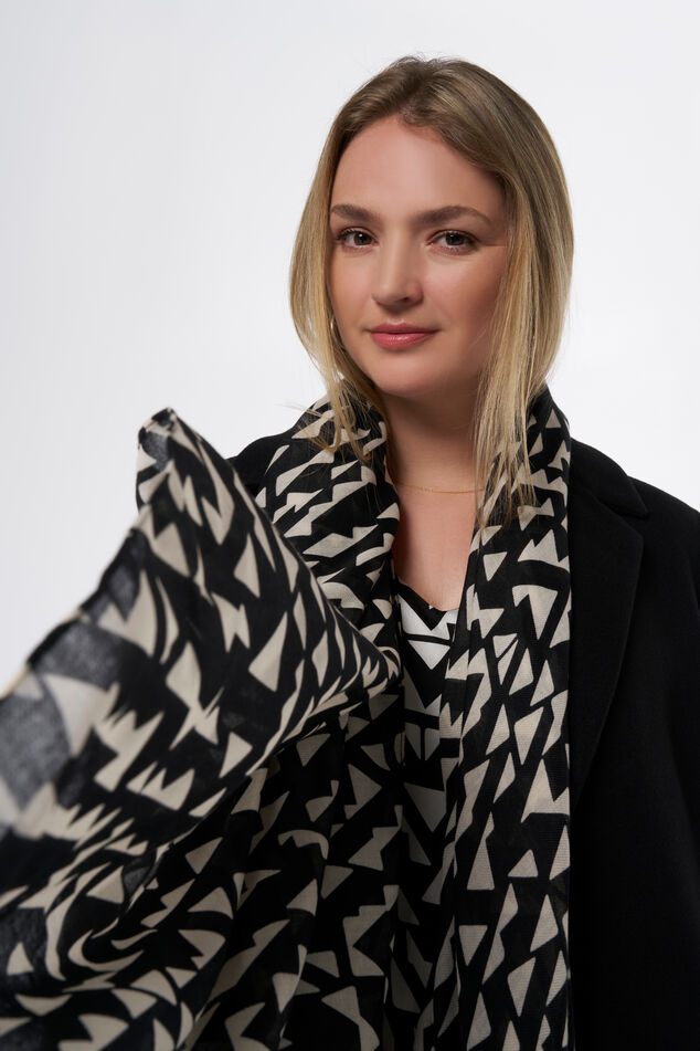 Sjaal met print image number 0