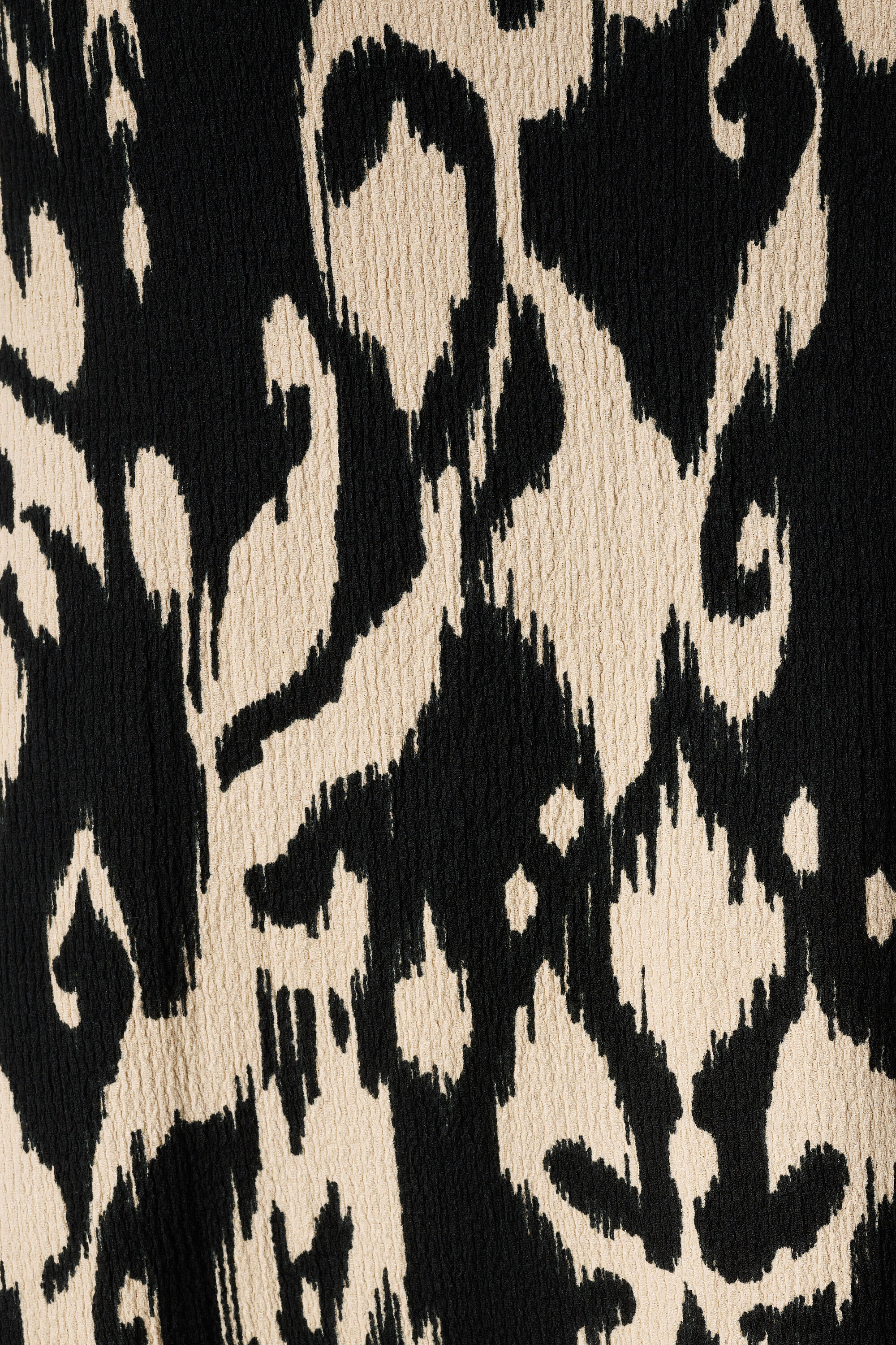 Midi jurk met structuur en print image number 6