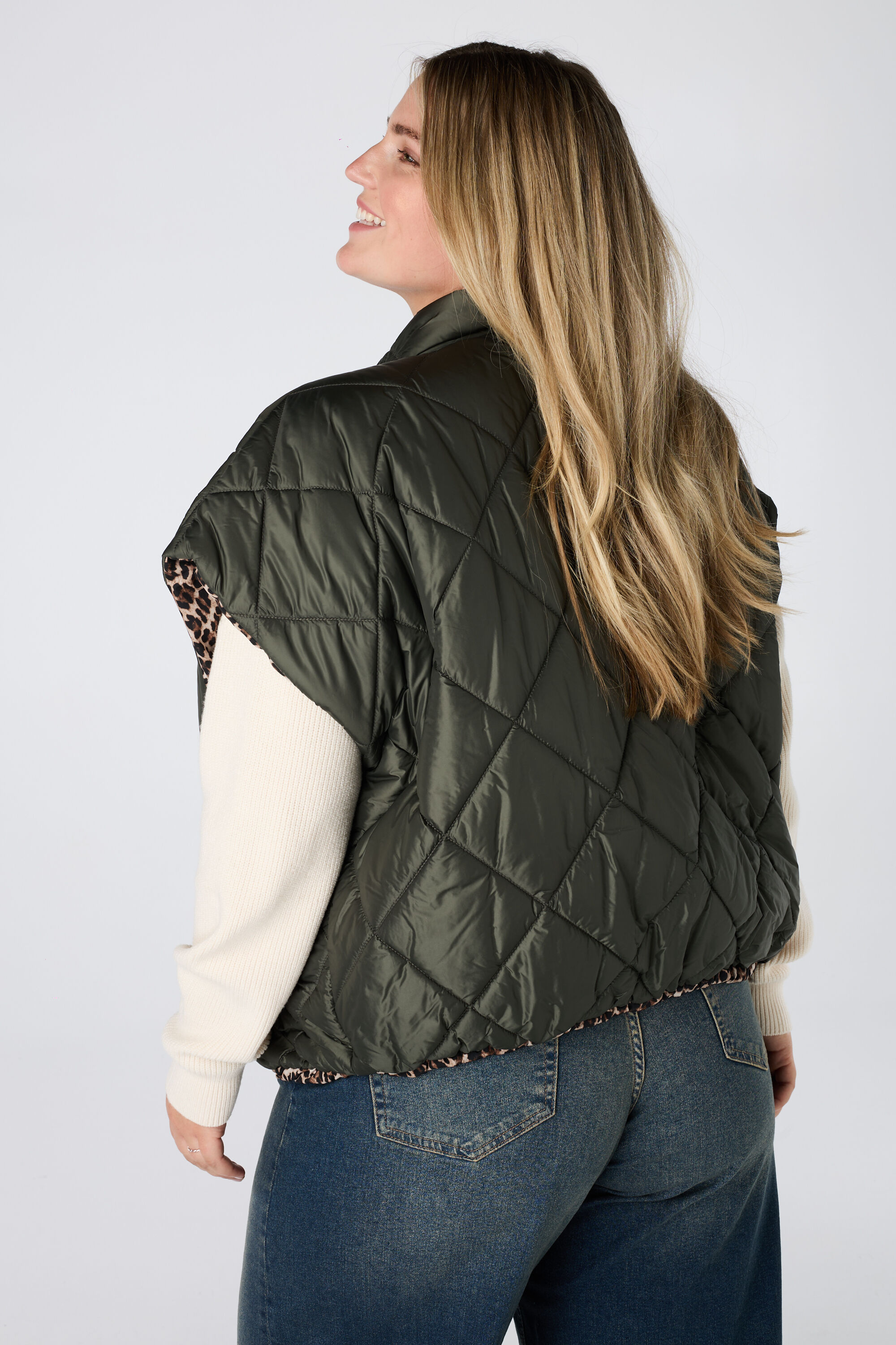 Reversible gewatteerde bodywarmer image number 3