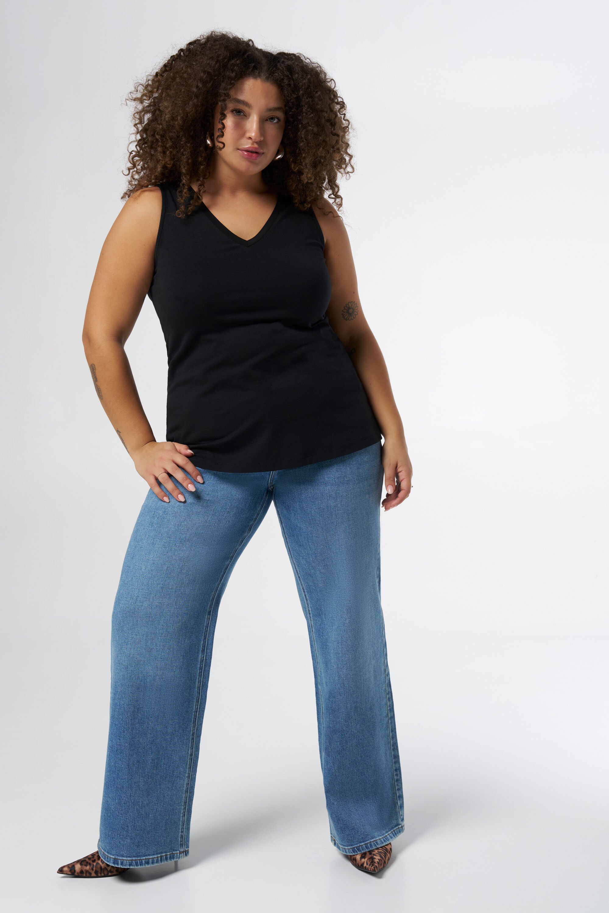 Top met V-hals image number 5