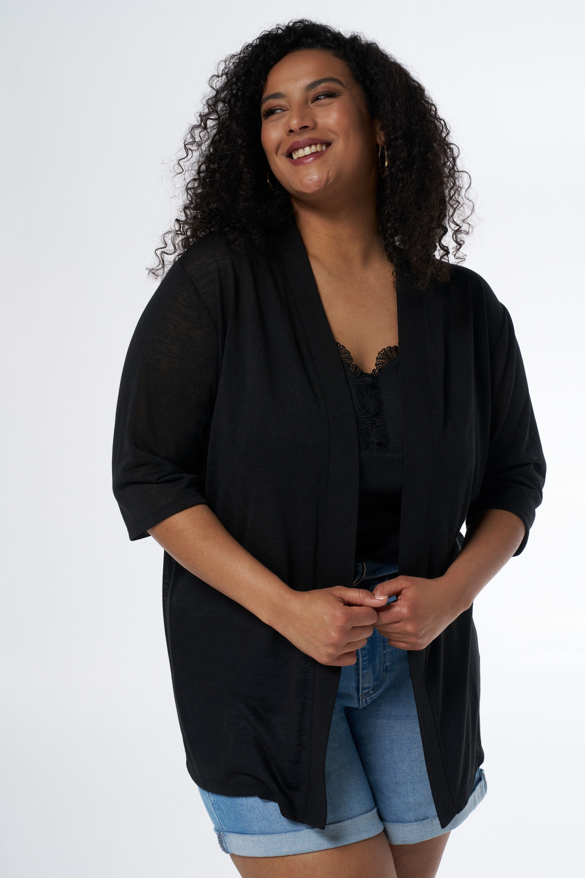 Vest met driekwart mouwen image number 0