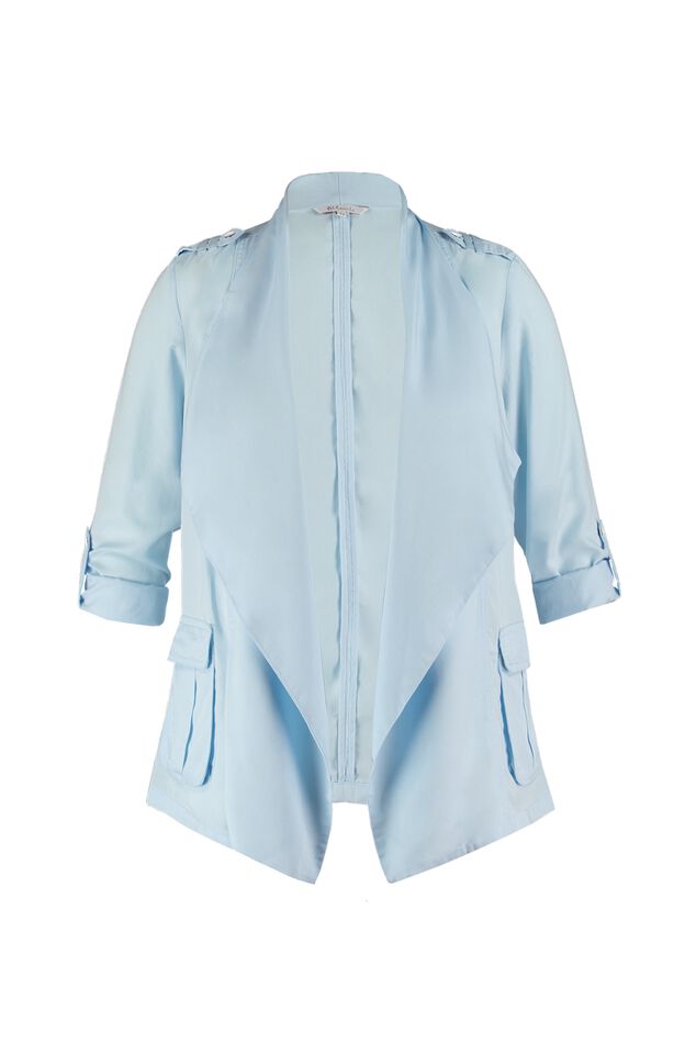 Gedrapeerde jas  image number 1