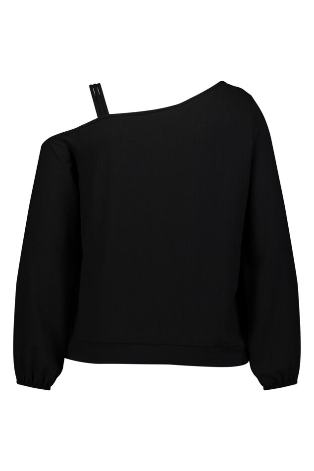 One shoulder structuur top image number 2