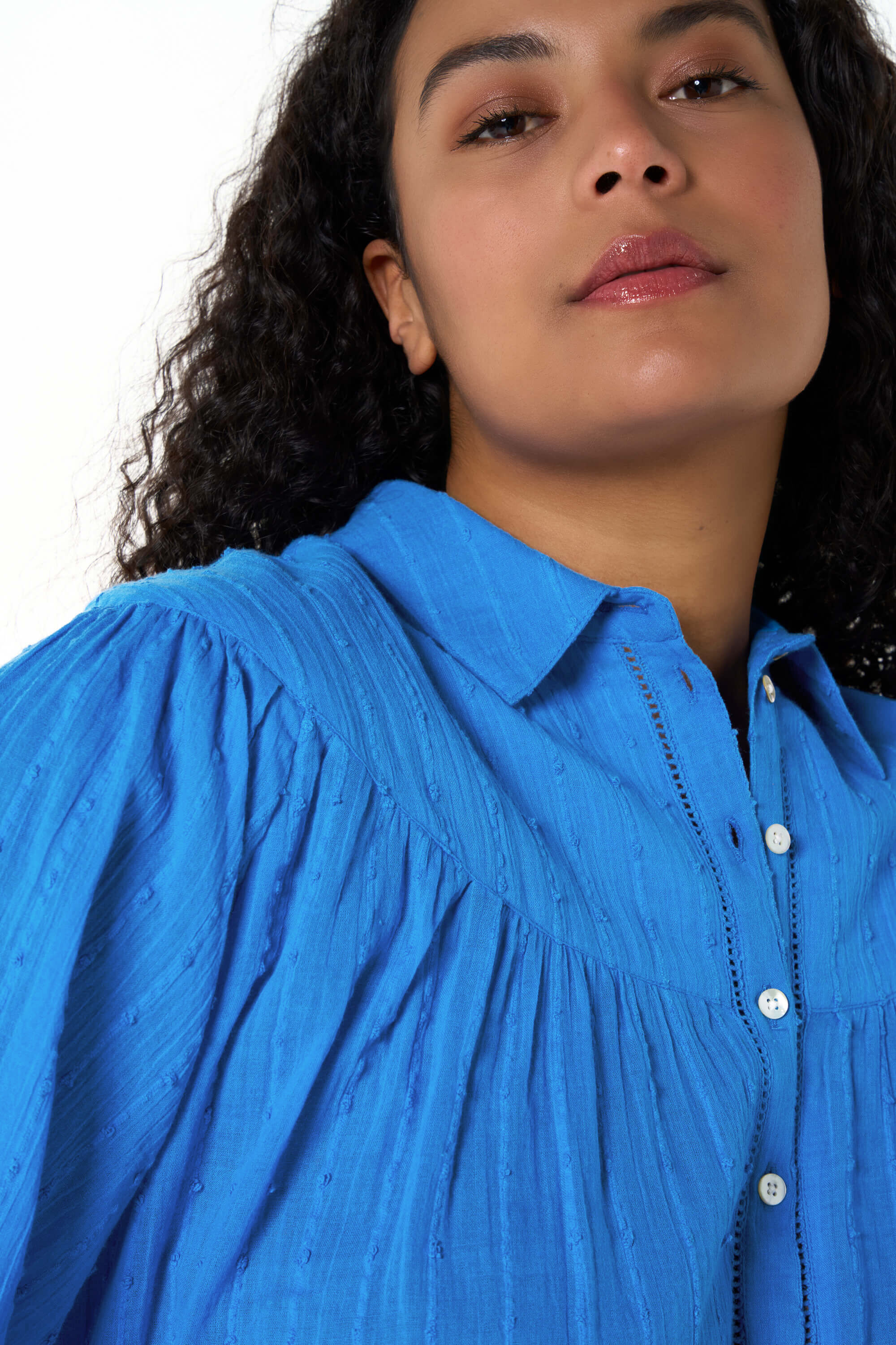 Blouse met ballonmouwen image number 4