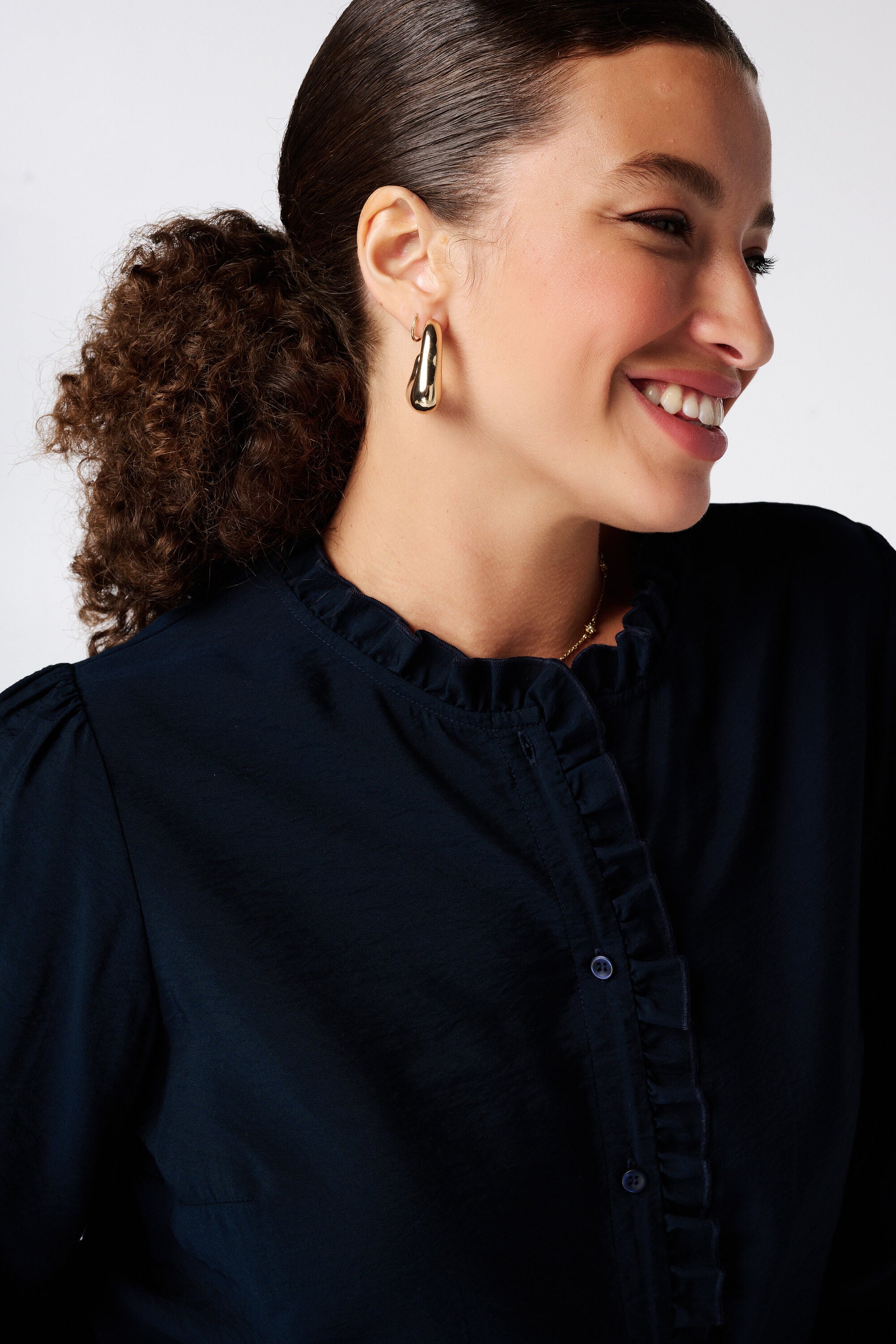 Blouse met volants image number 4