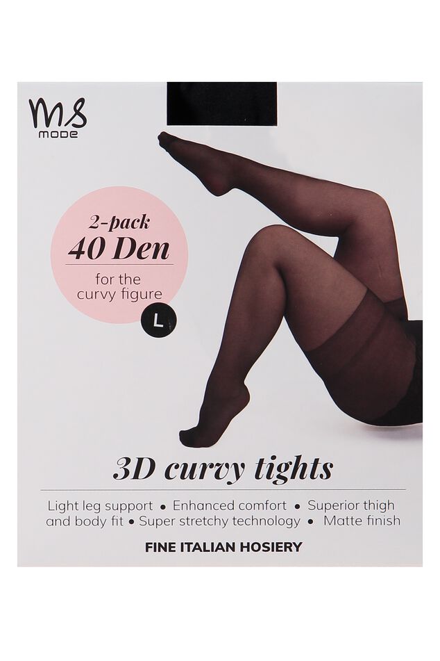 2-pack 3D Super stretch panty 40DEN image 1