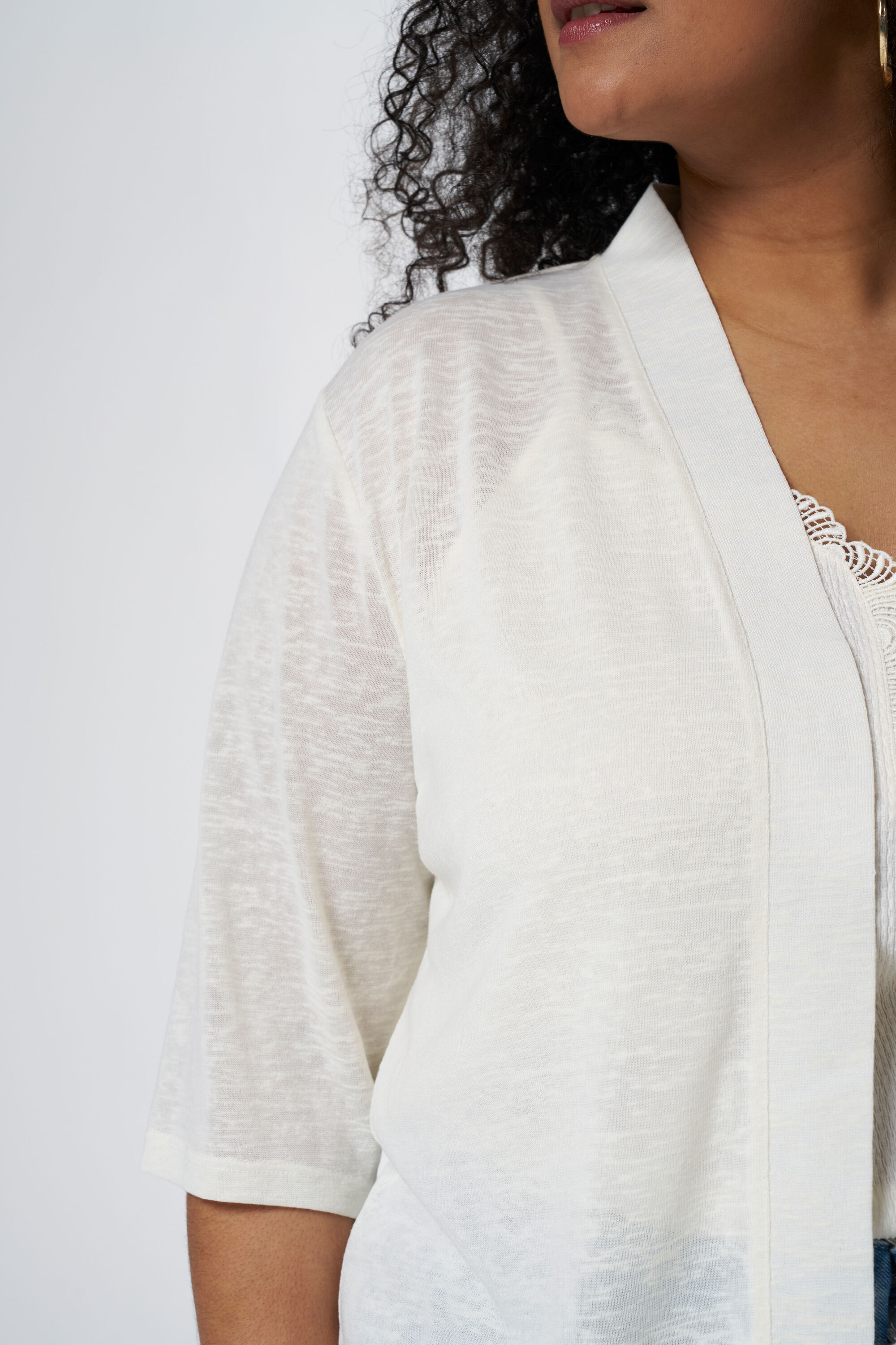 Vest met driekwart mouwen image number 4