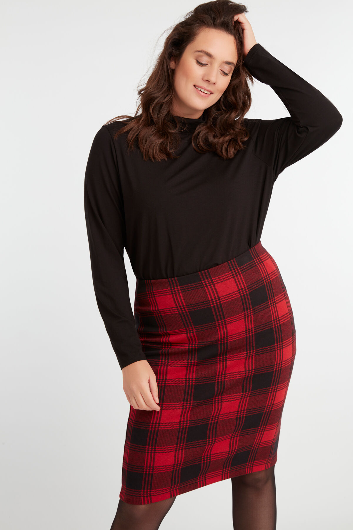 Viscose shirt met col image number 0