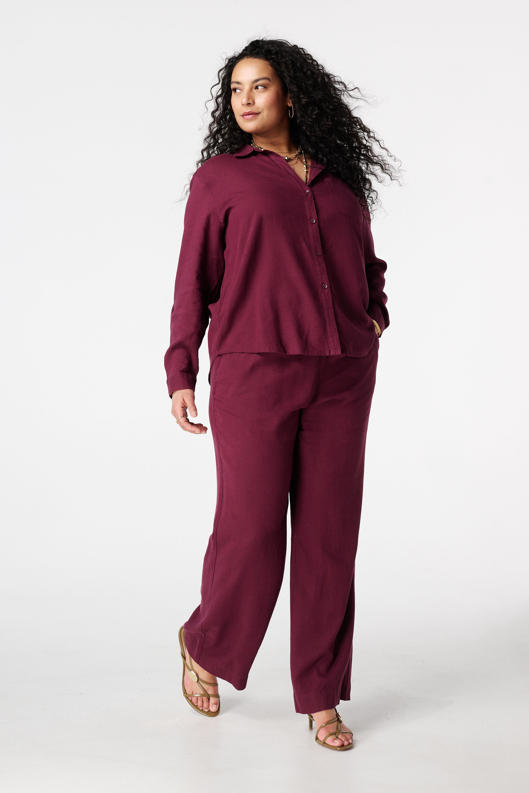 Linnen blouse image number 5