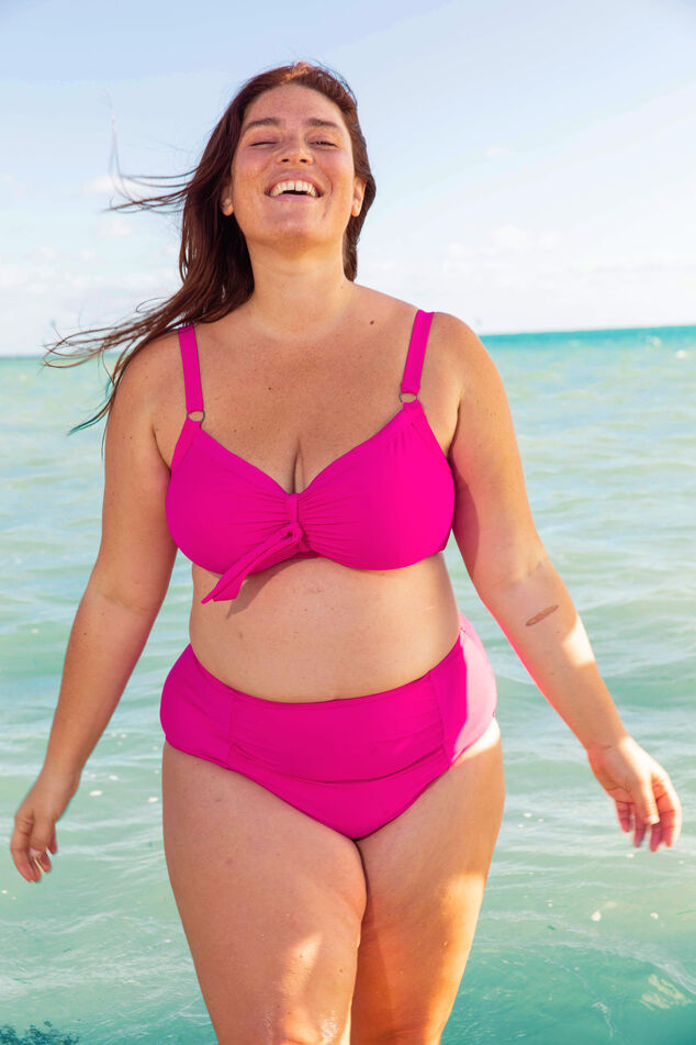 Bikinibroekje met rimpel effect image number 0