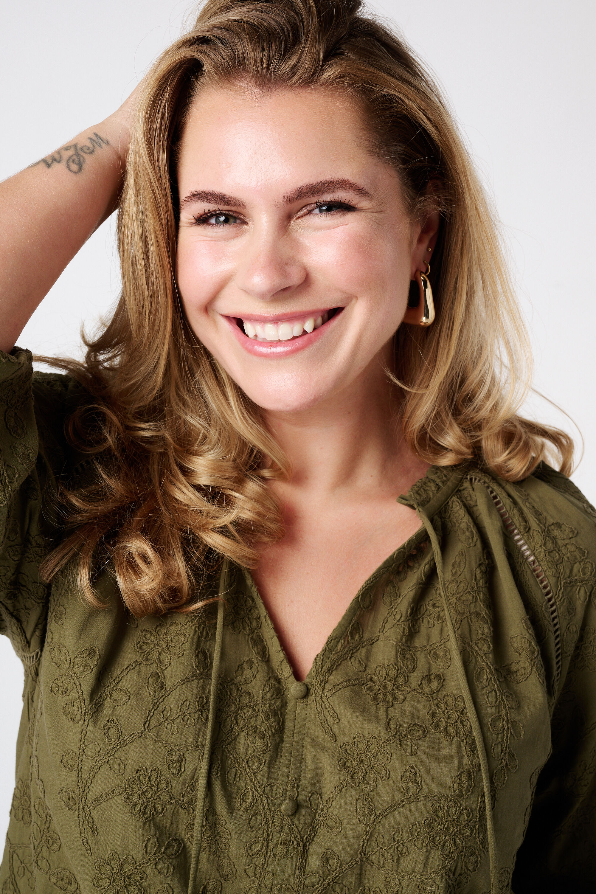 Blouse met broderie image number 4