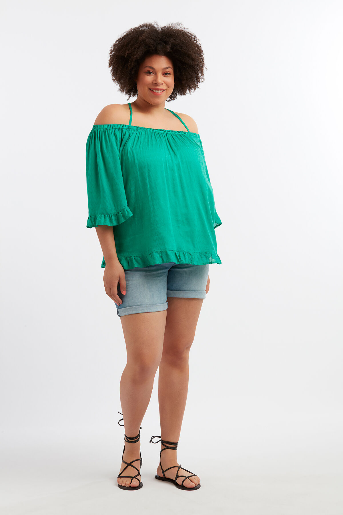 Off-shoulder blouse image number 4