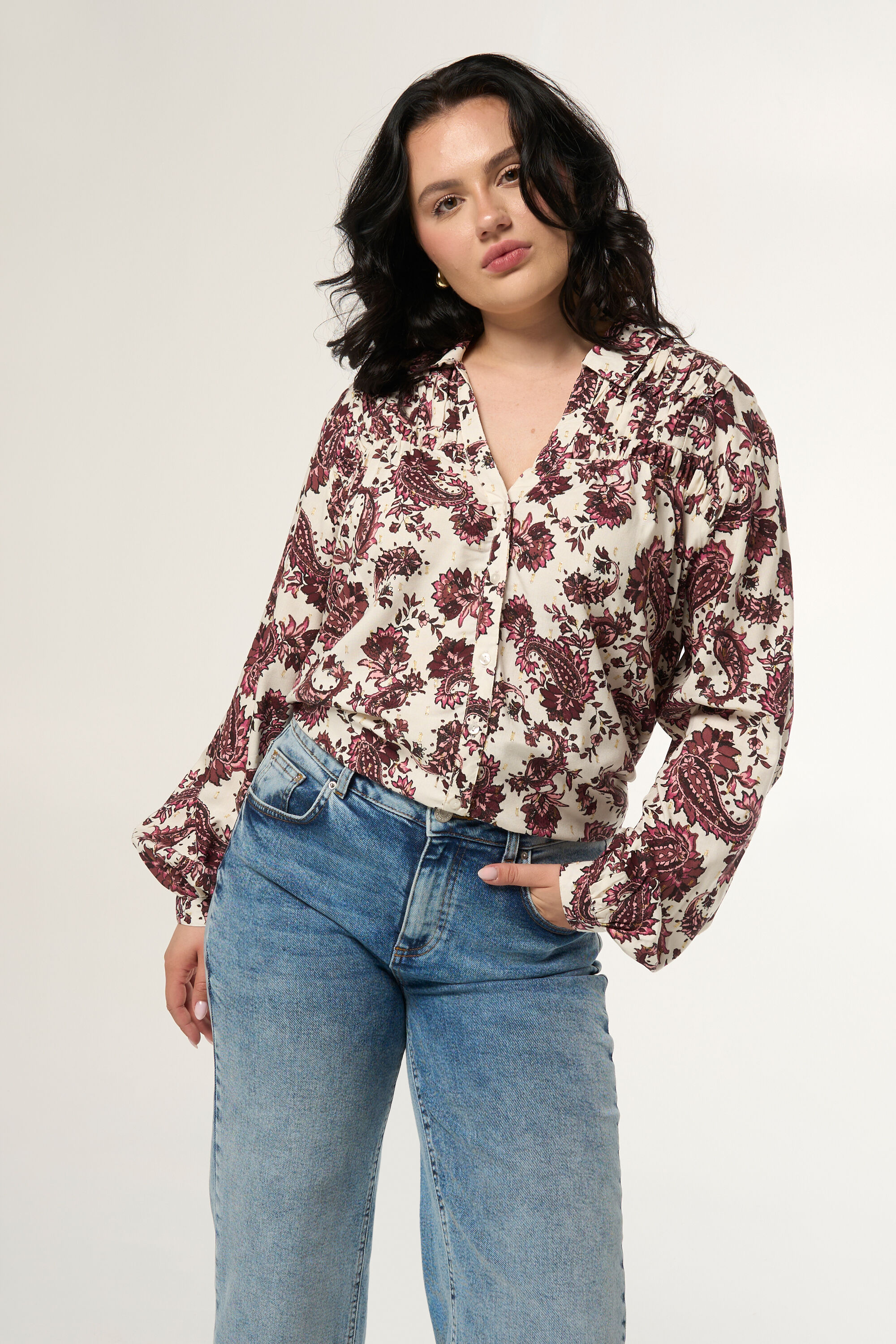 Blouse met print image number 0