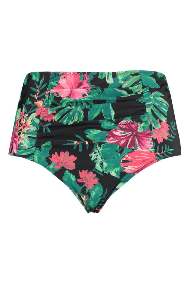 High waisted bikini broekje met print image 1