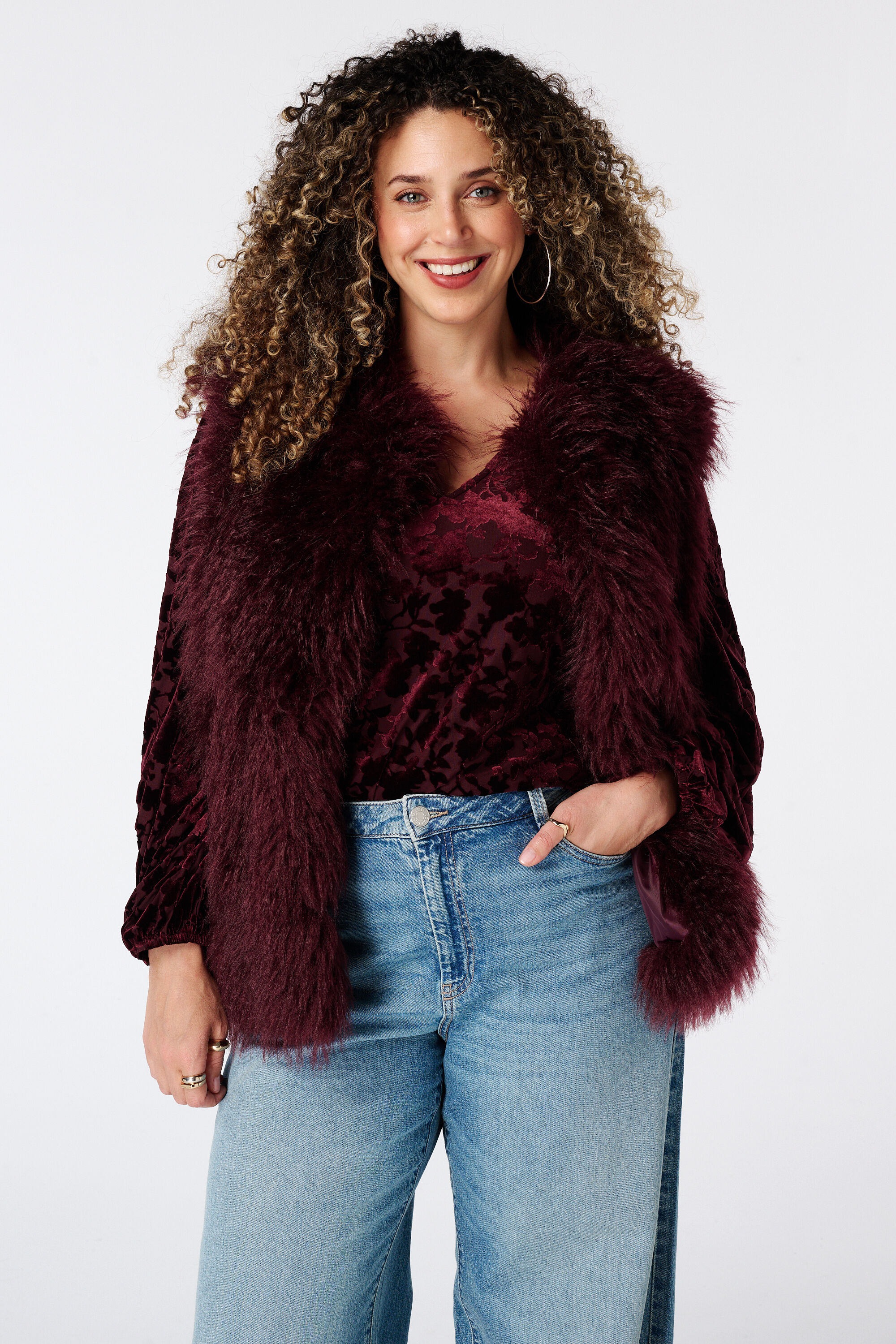 Fuzzy gilet