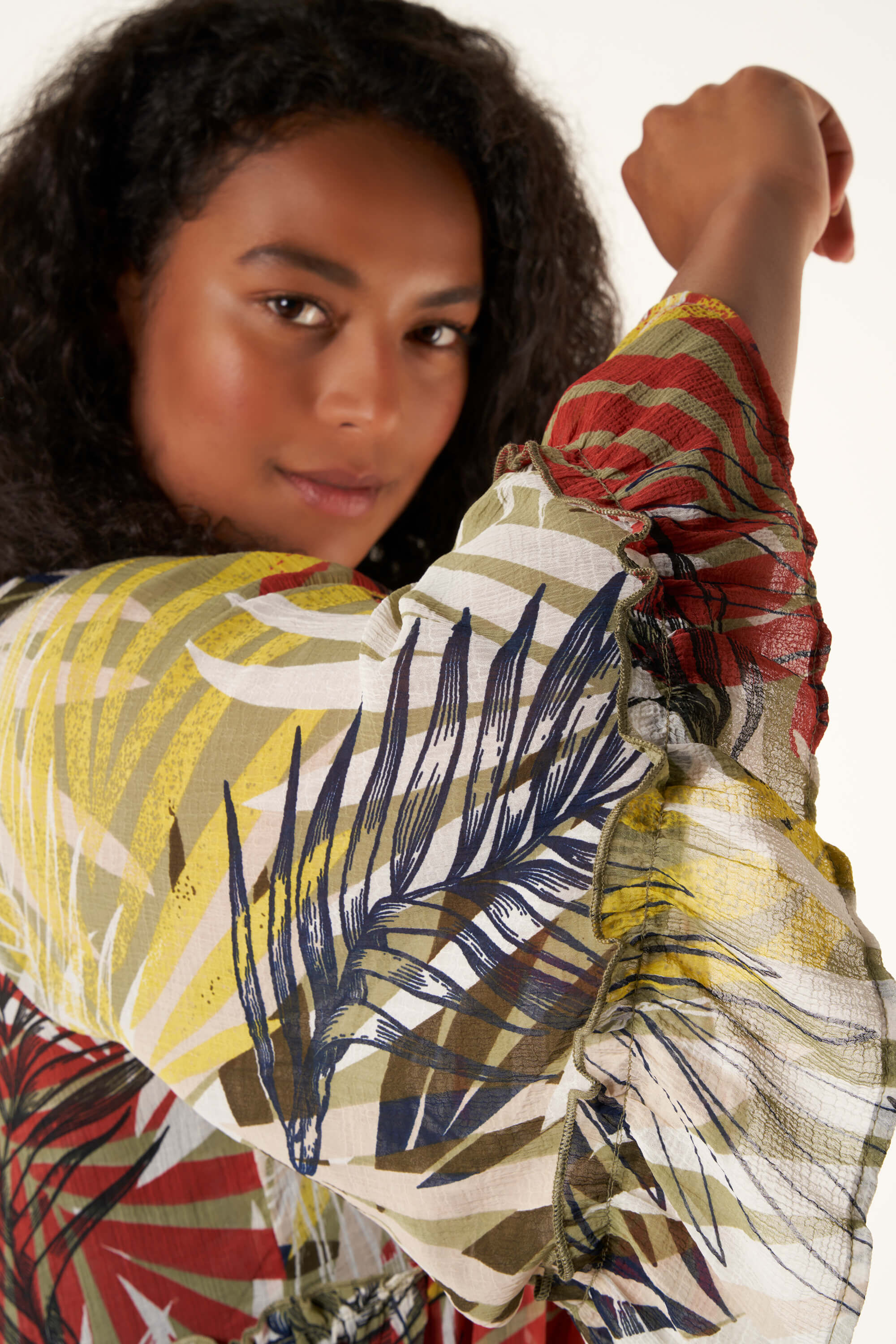 Kimono met print image number 5