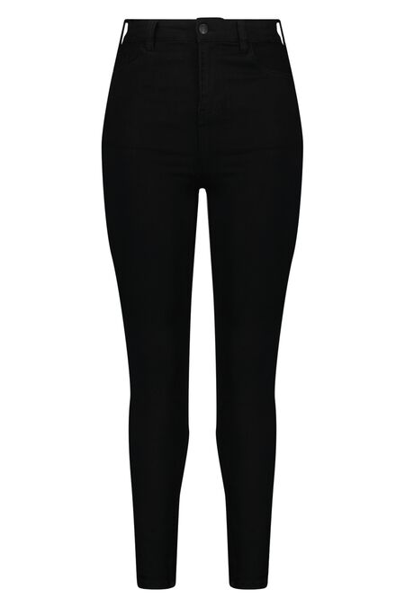 Skinny leg high waist jeans CHERRY