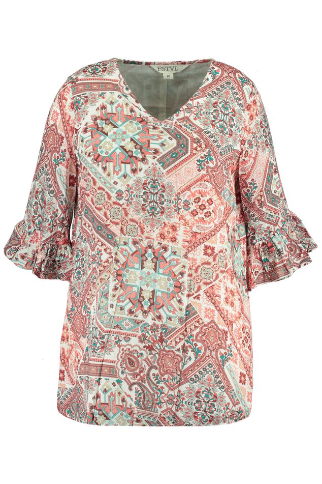 Lange blouse met print image number 2