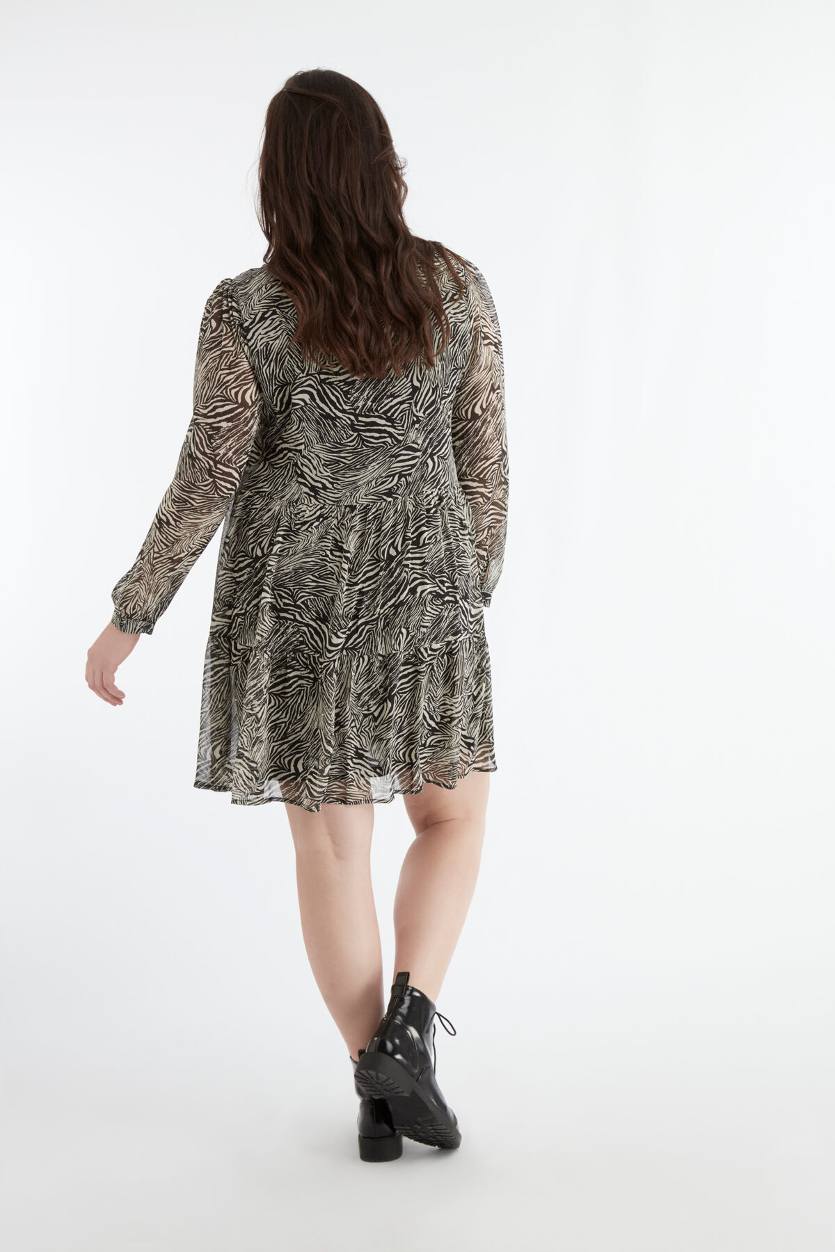 Jurk met zebra print image number 4