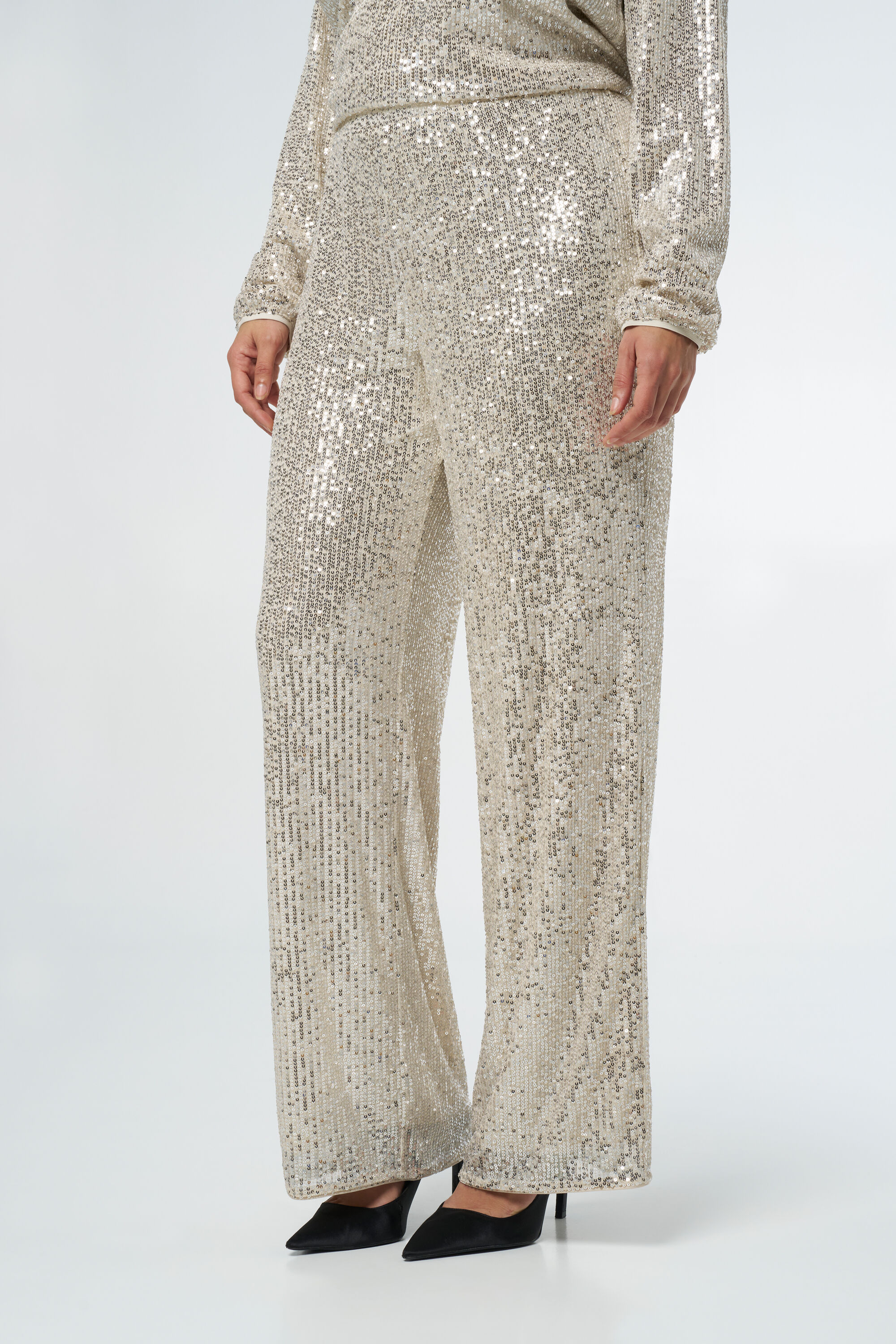 Broek met pailletten image number 5