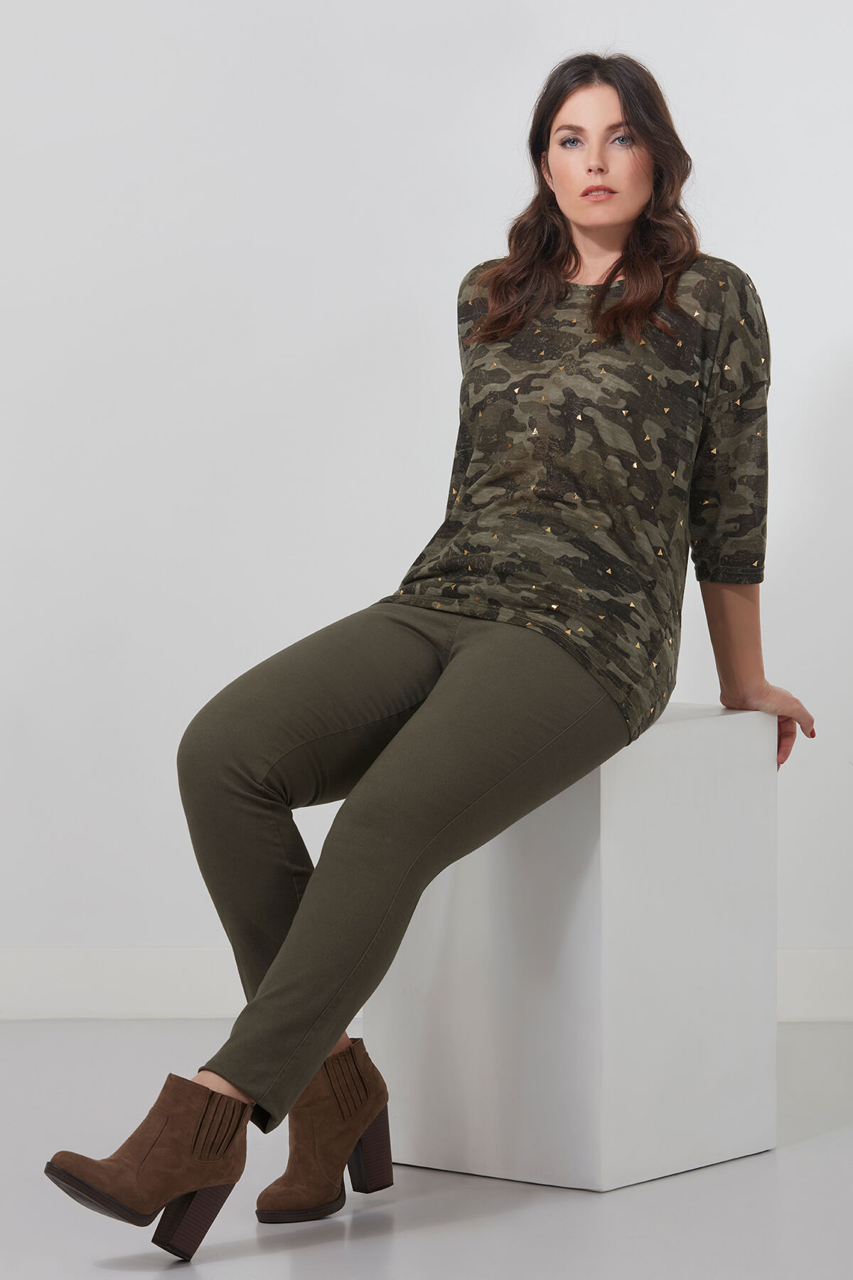 Shirt met camouflageprint image number 3