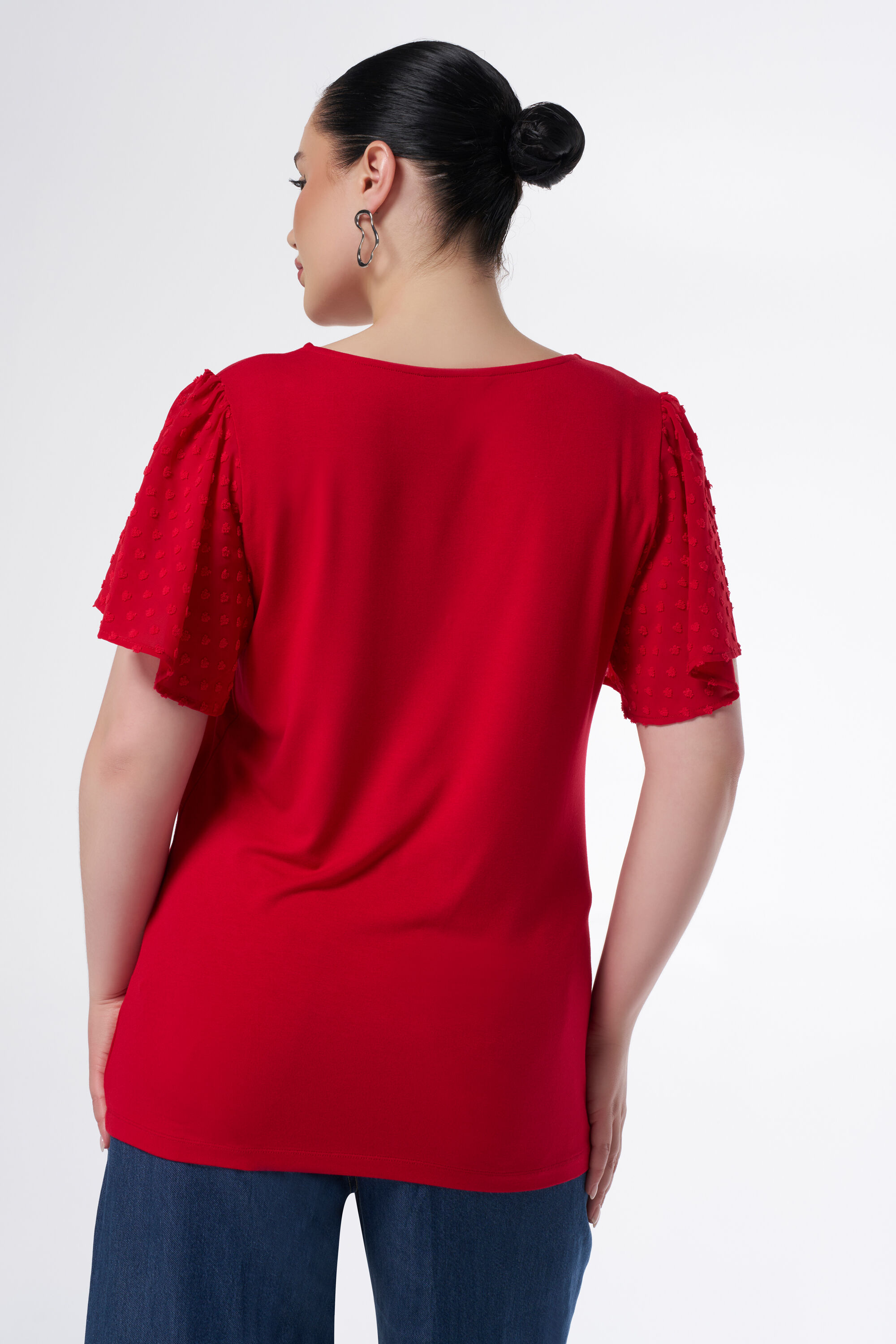 Top met volantmouwen image number 3