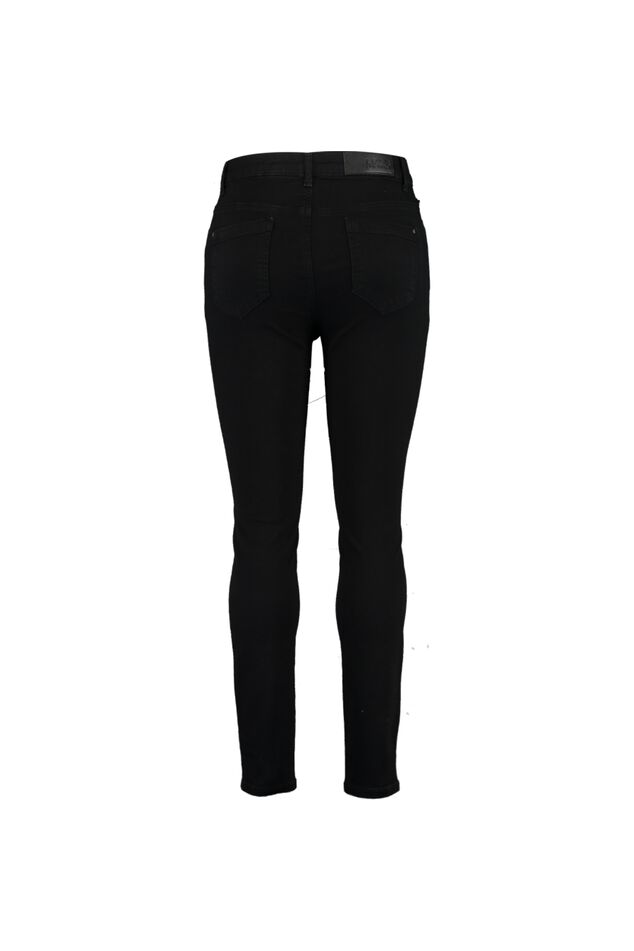 Skinny leg high waist jeans CHERRY image number 2