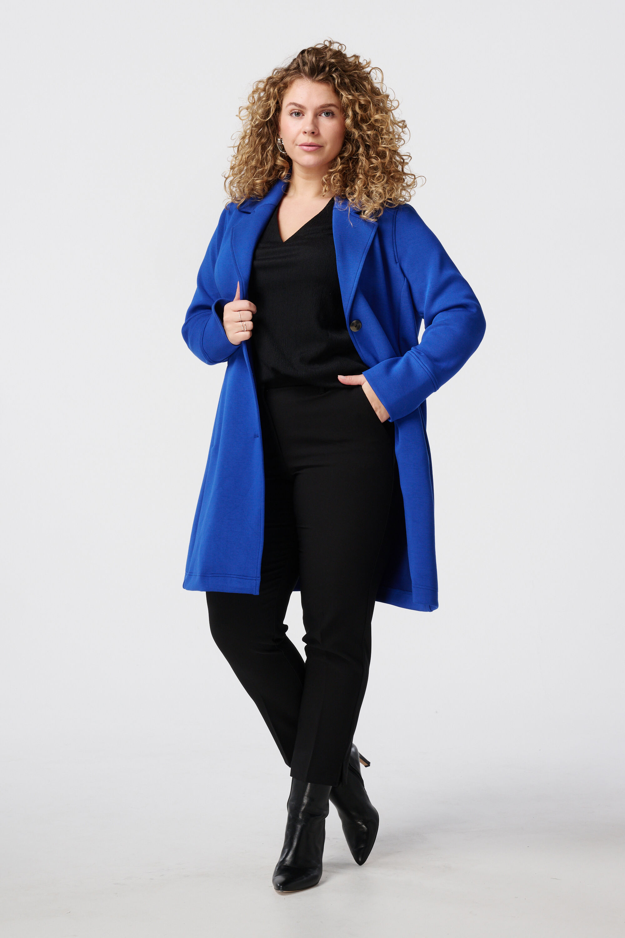 Mantel met knopensluiting image number 5