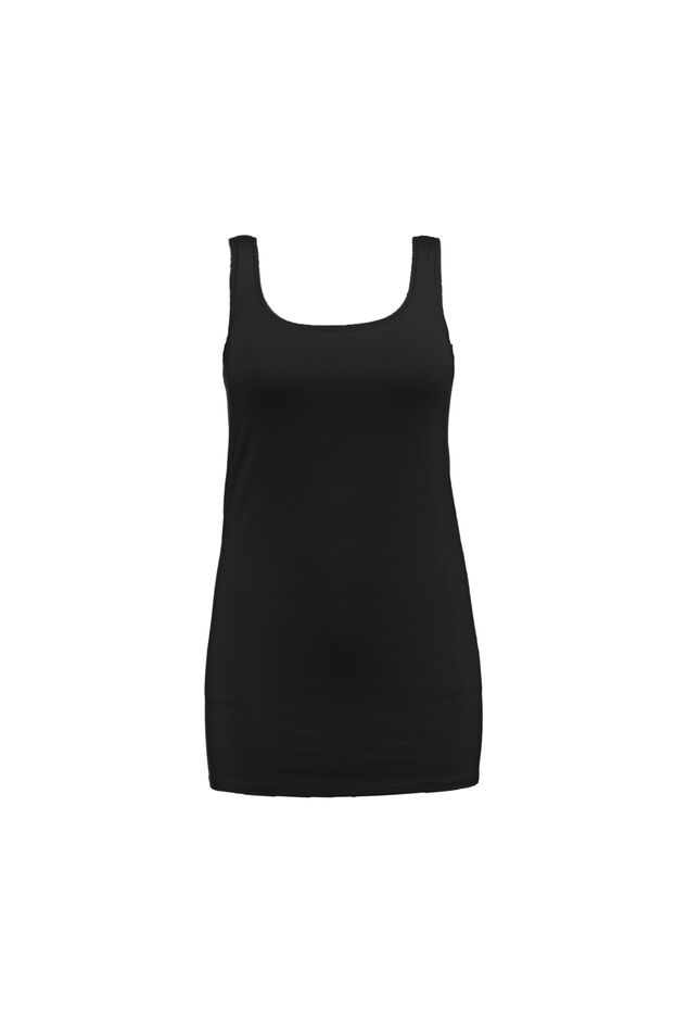 2-pack katoenen top extra lang image number 2