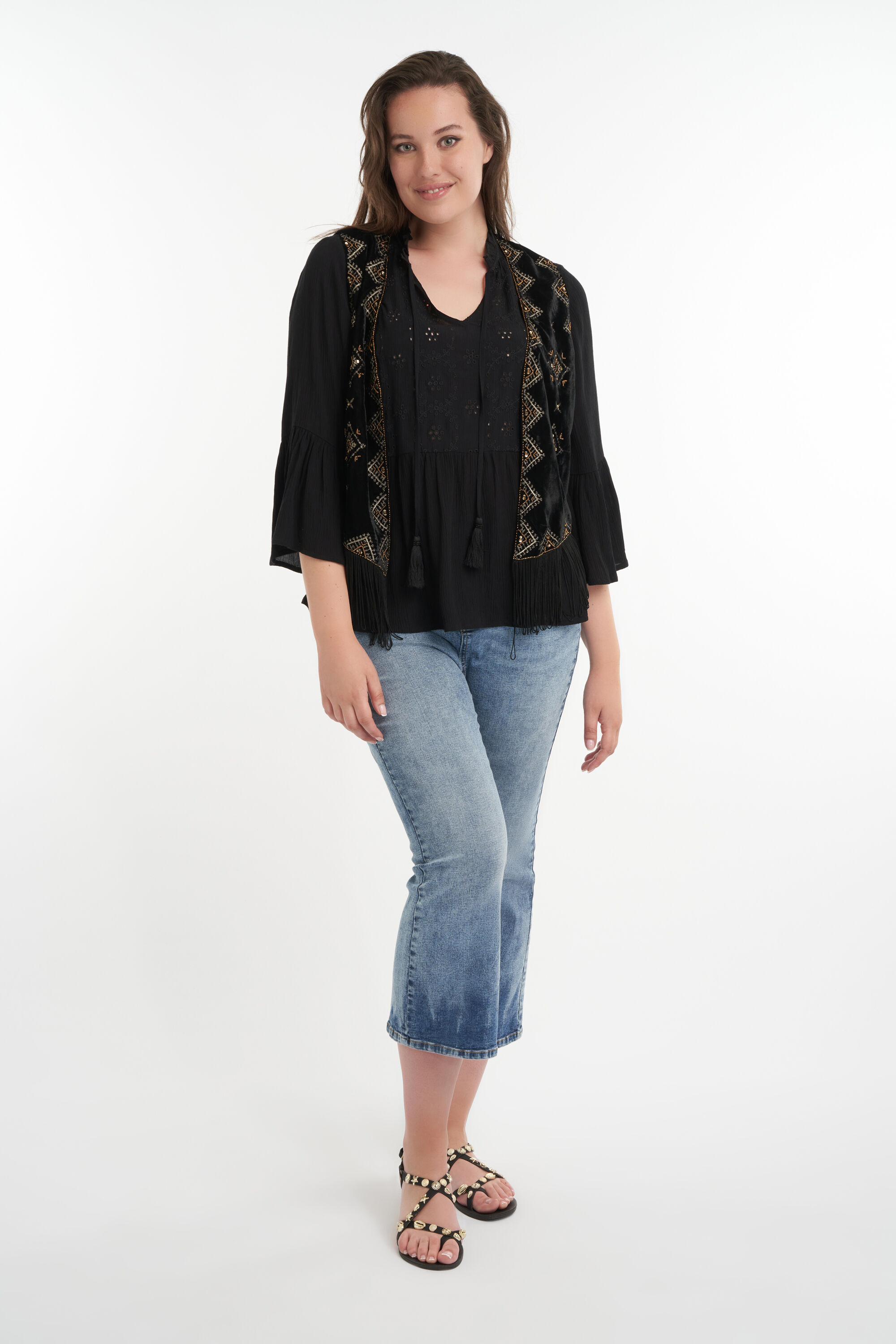 Gilet met franjes  image number 6