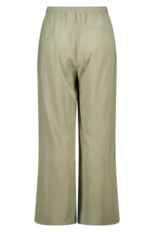 Wijde broek met elastische tailleband image number 2