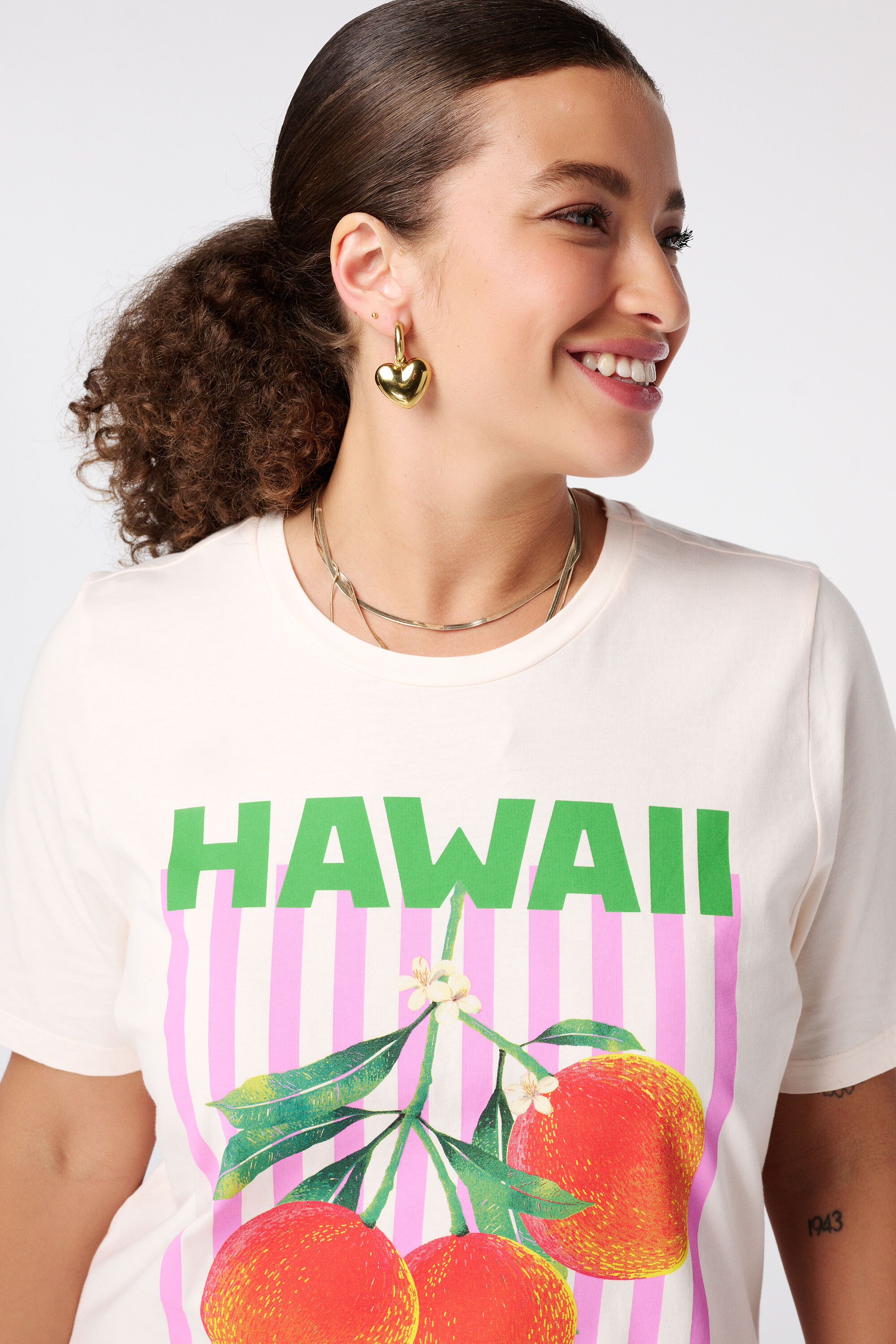 T-shirt met print image number 4