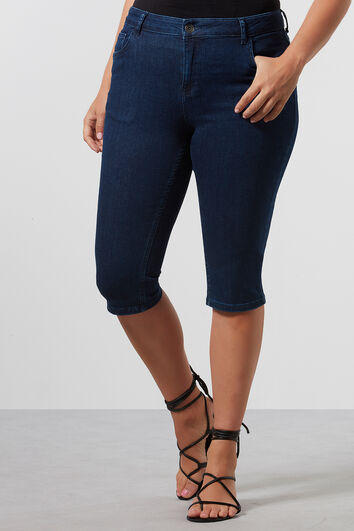 Skinny leg capri jeans SHAPING