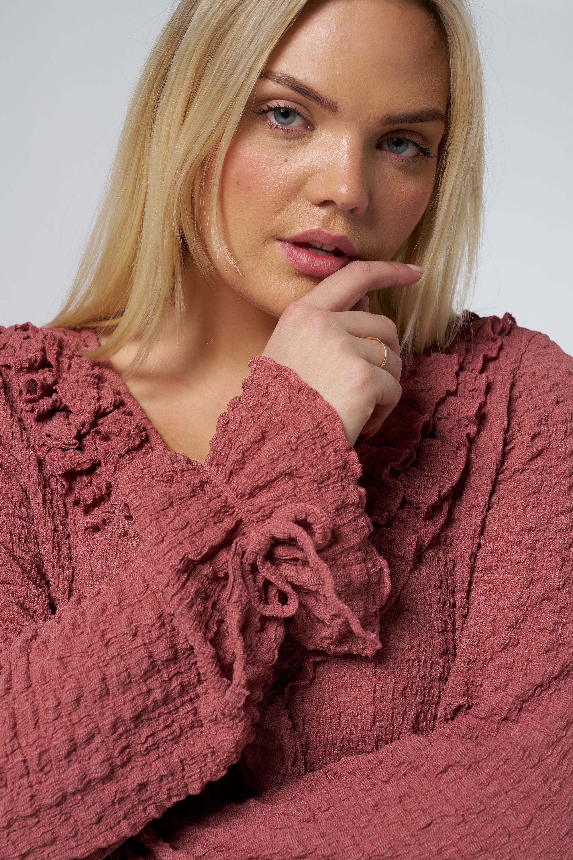 Top met ruffles image number 3