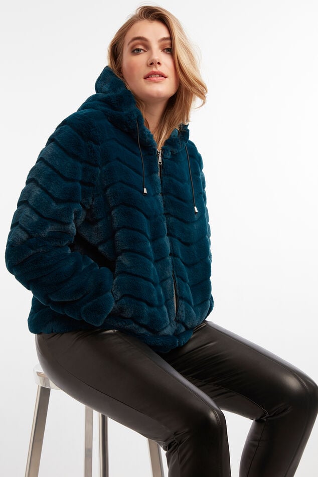 Fake fur jas image number 0