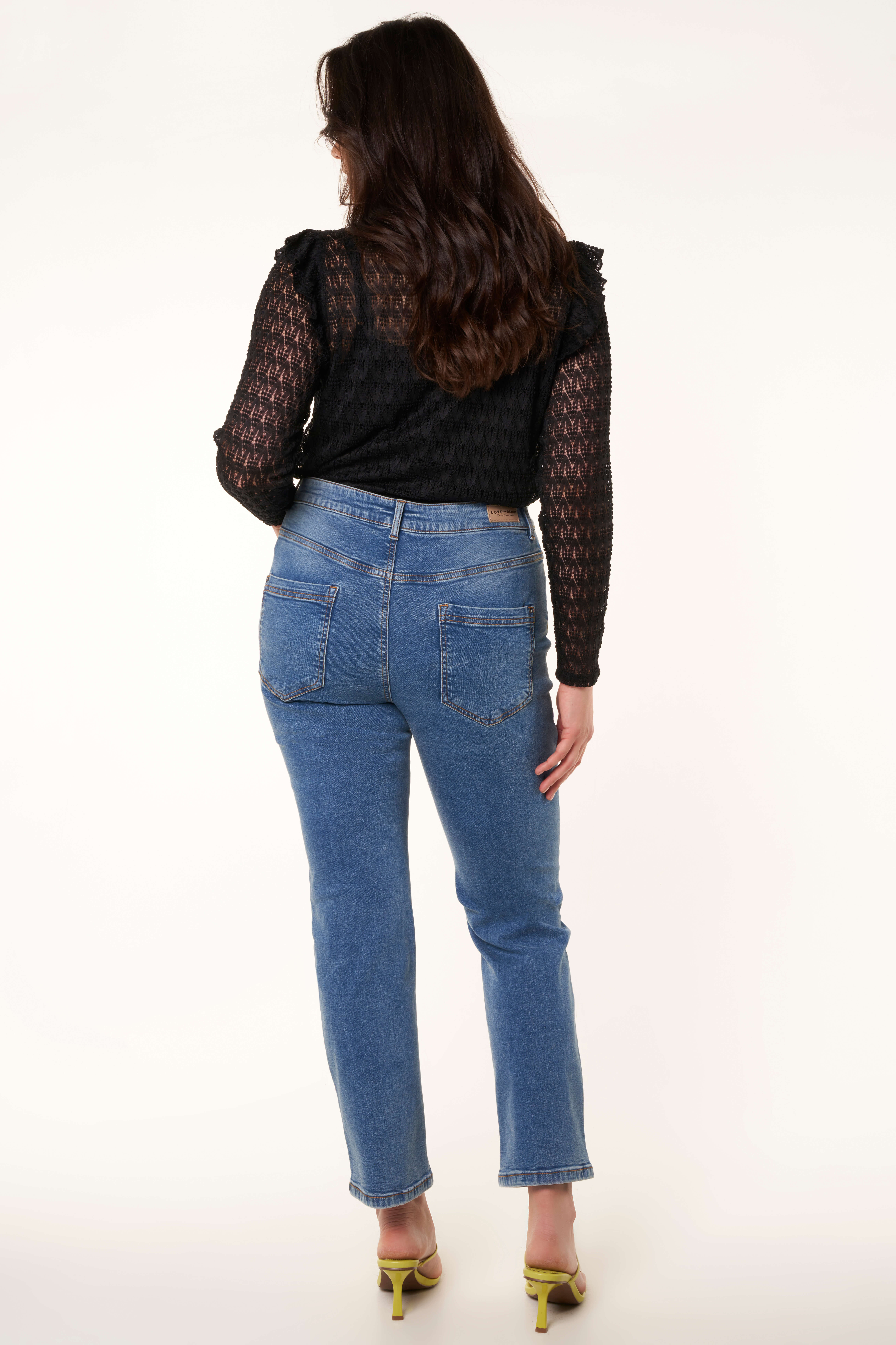 Straight leg jeans LILY 30 inch image number 4