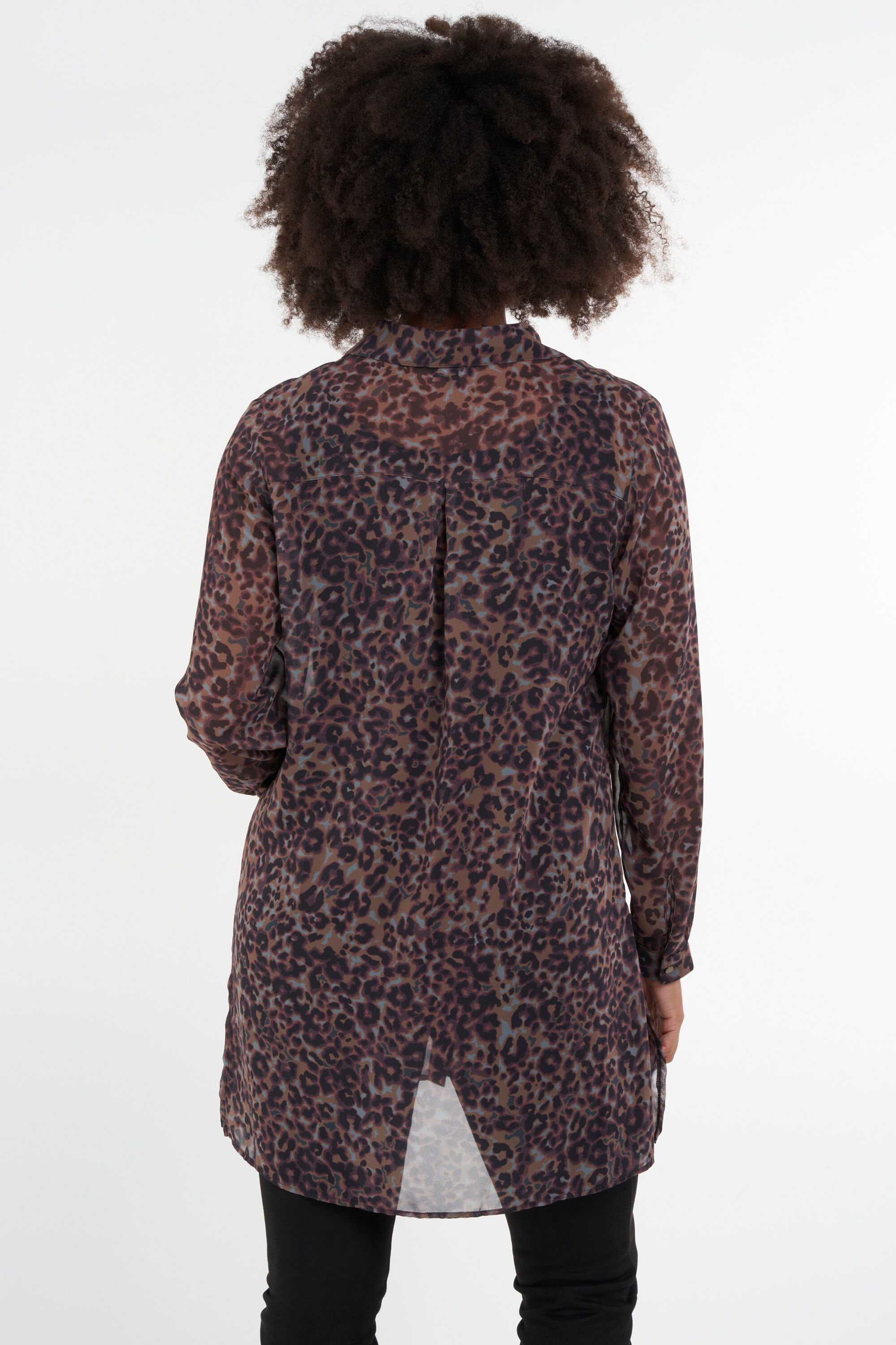 Lange blouse met print image number 5