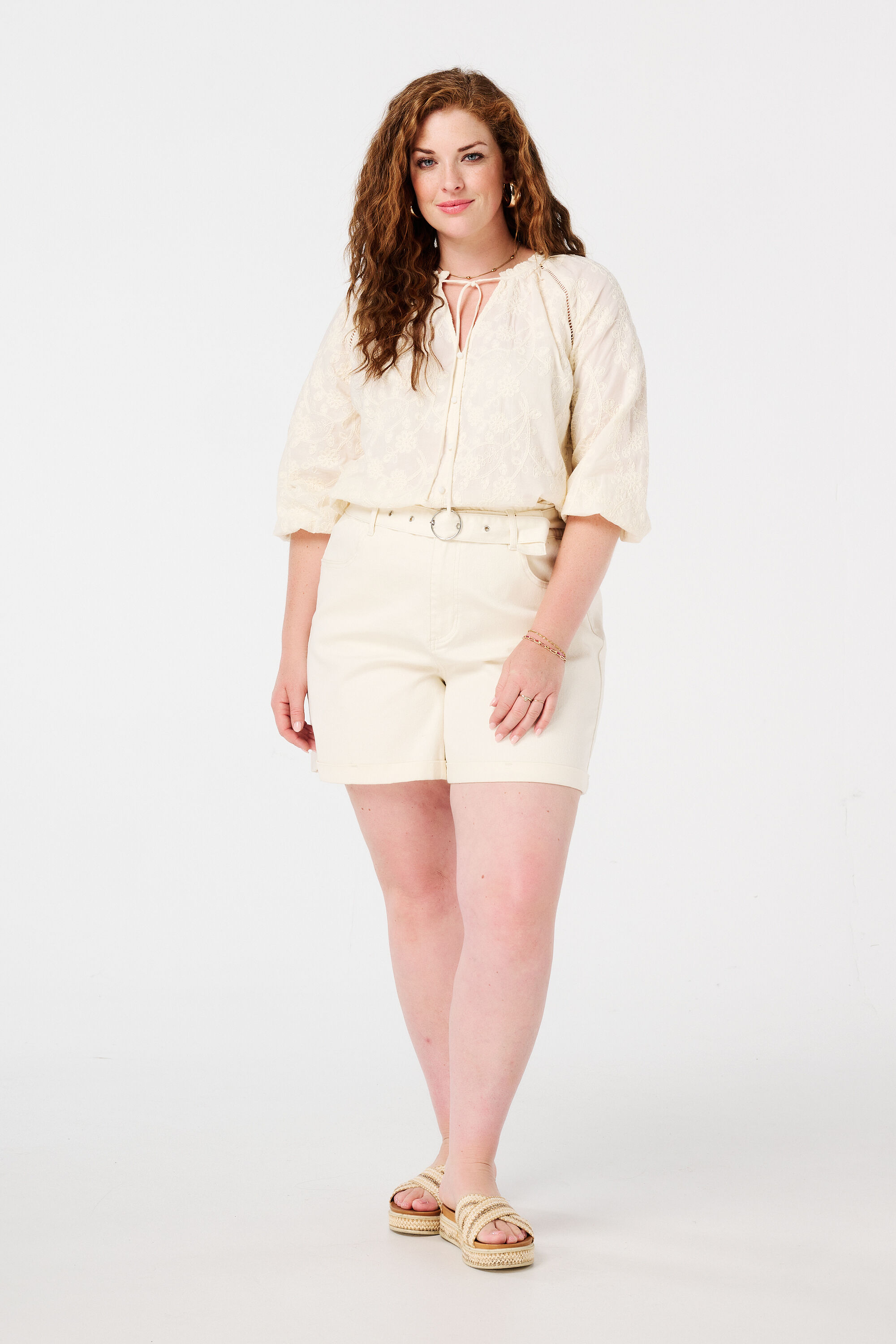 Blouse met broderie image number 5