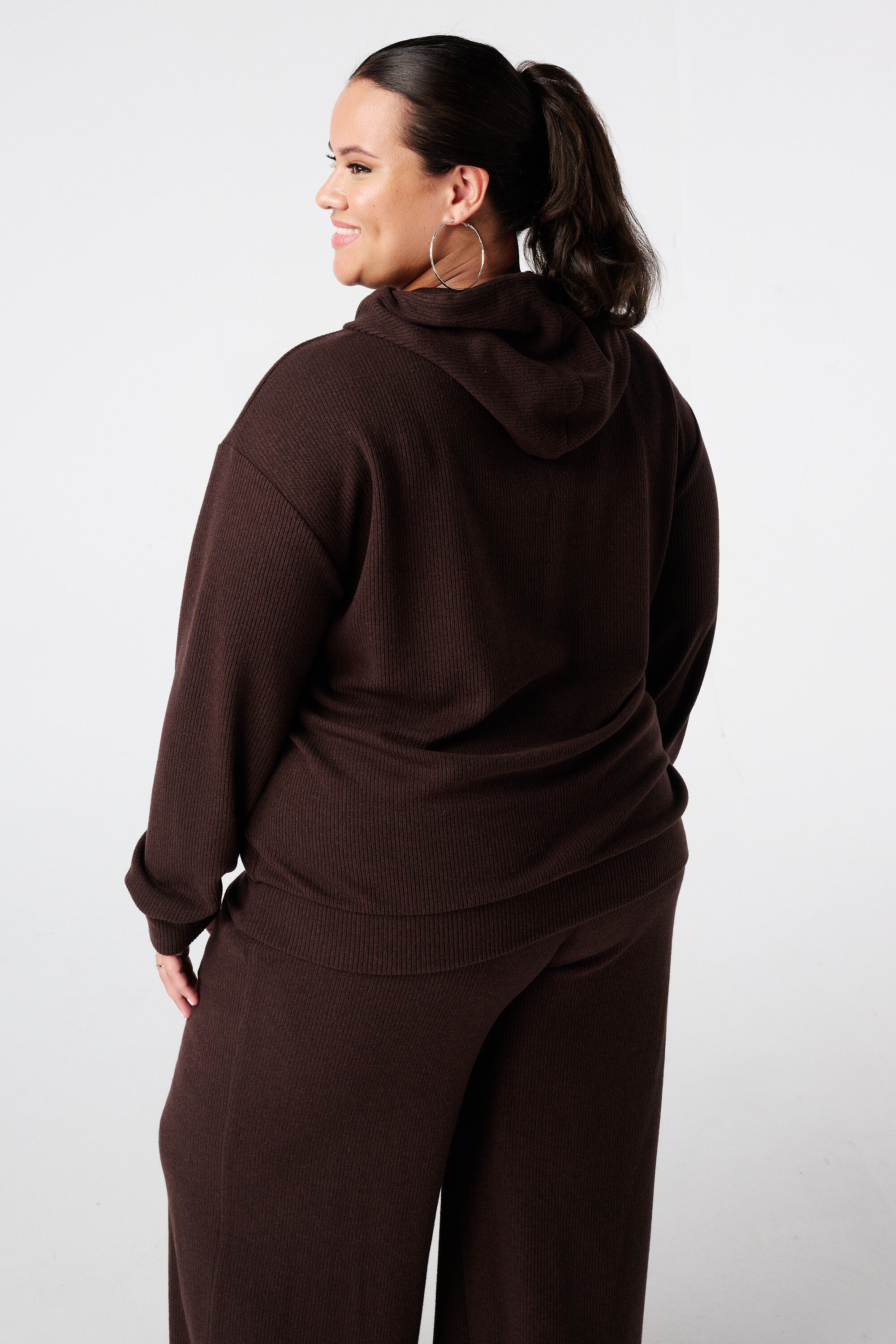 Capuchon trui met drawstrings image number 3